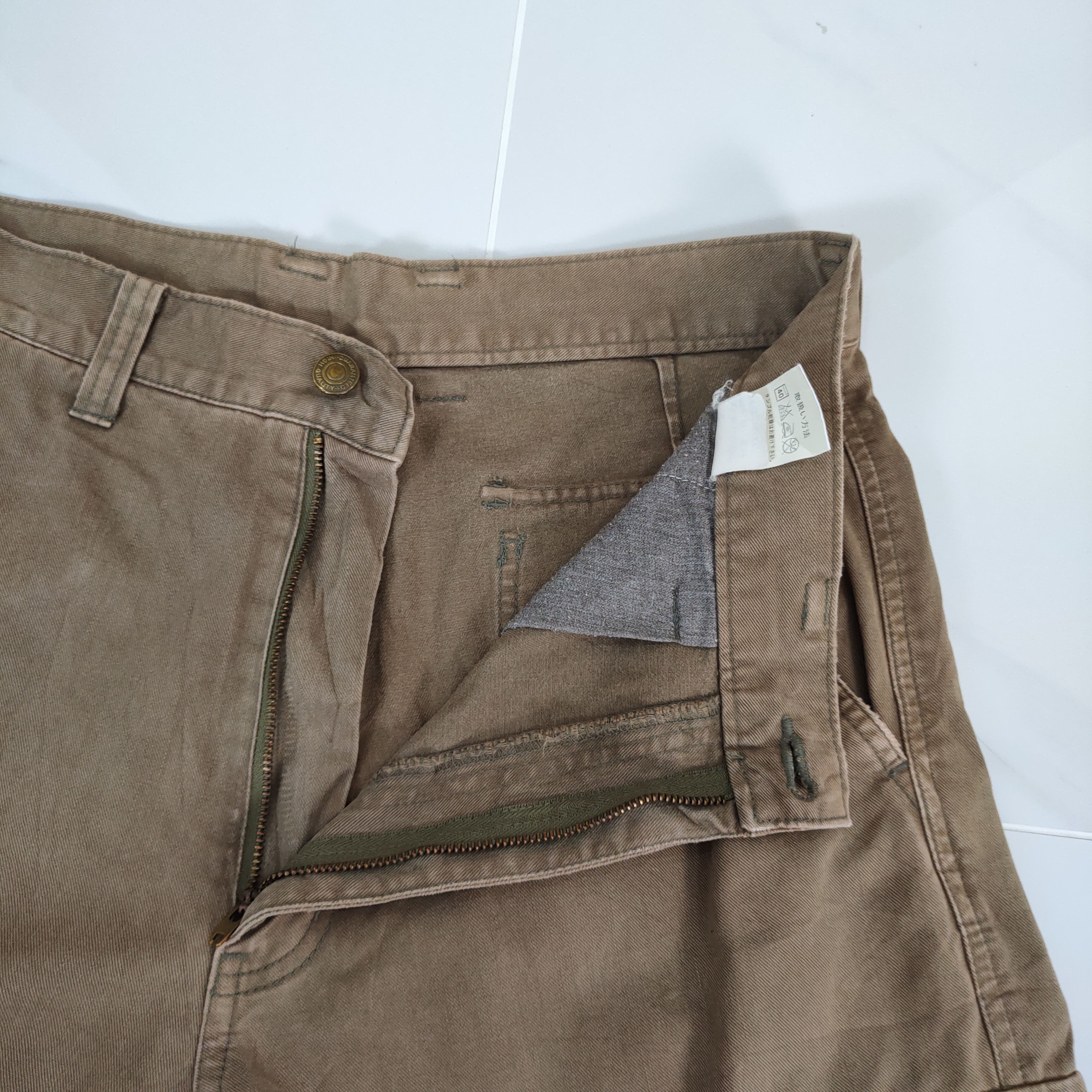 Japanese Brand VINTAGE JAPANESE BRAND BROWN CARGO PANTS Size US 30 / EU 46 - 10 Thumbnail