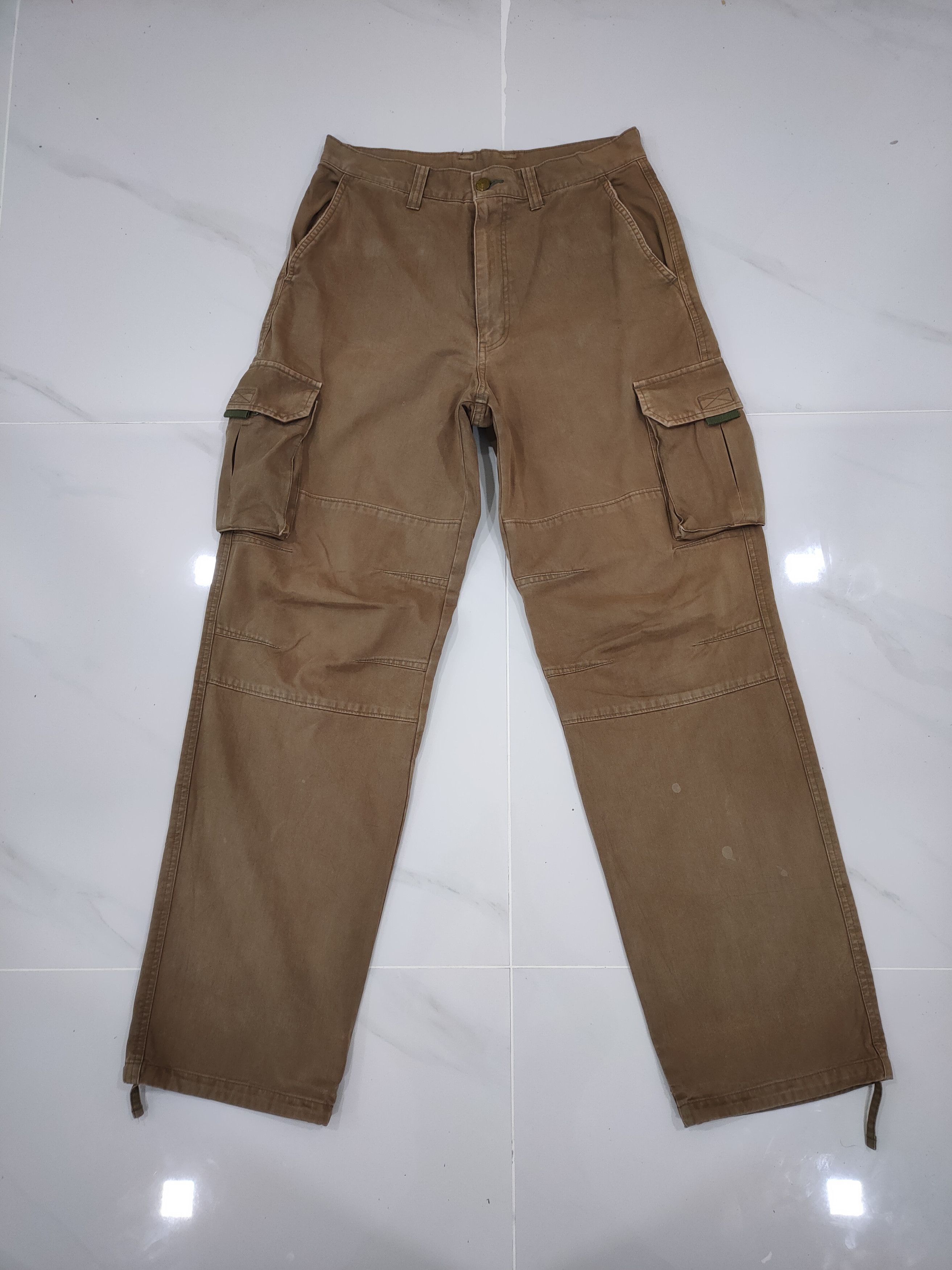 Japanese Brand VINTAGE JAPANESE BRAND BROWN CARGO PANTS Size US 30 / EU 46 - 1 Thumbnail
