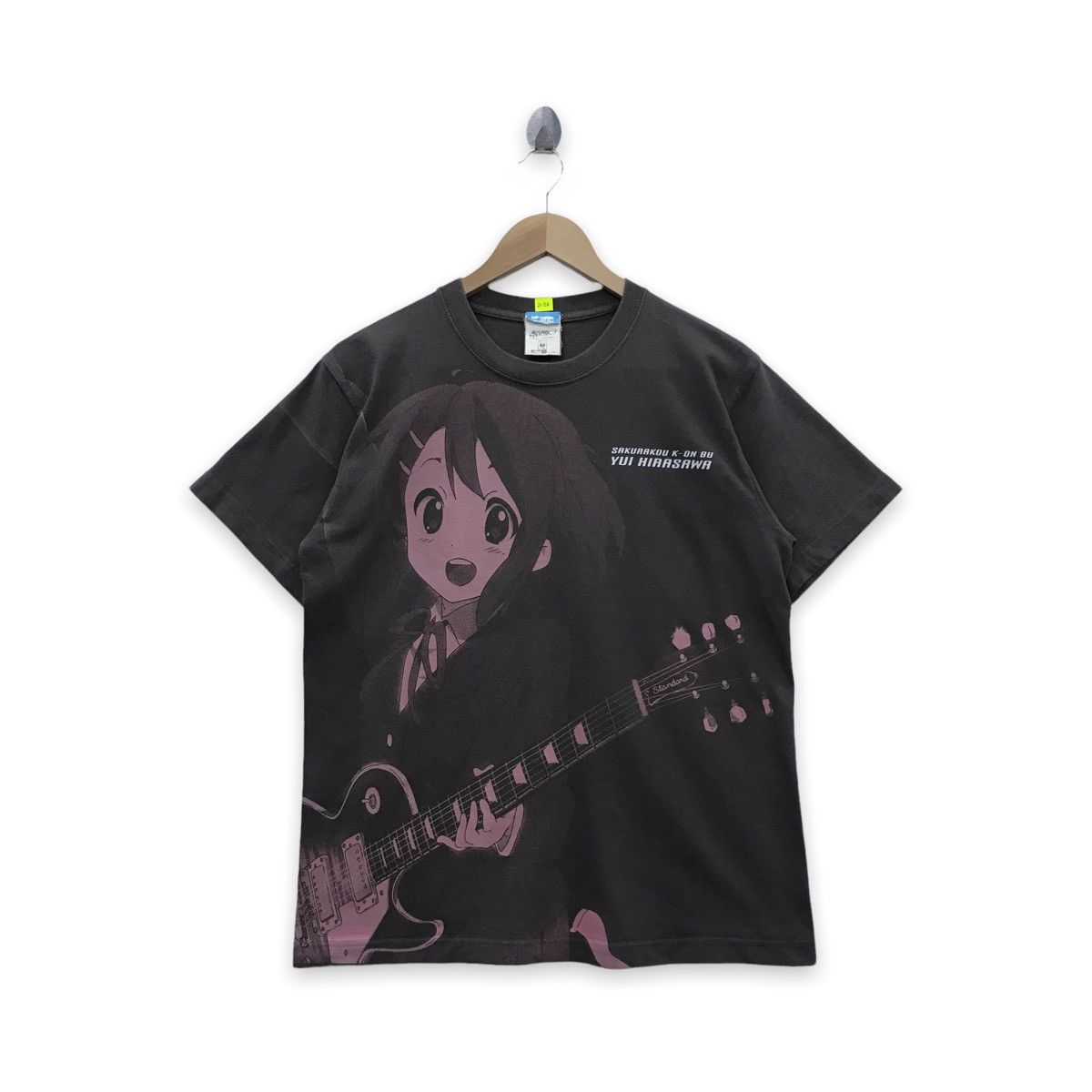 Rare!! VINTAGE SAKURAKOU K-ON BU YUI HIRASAWA ANIME tee
