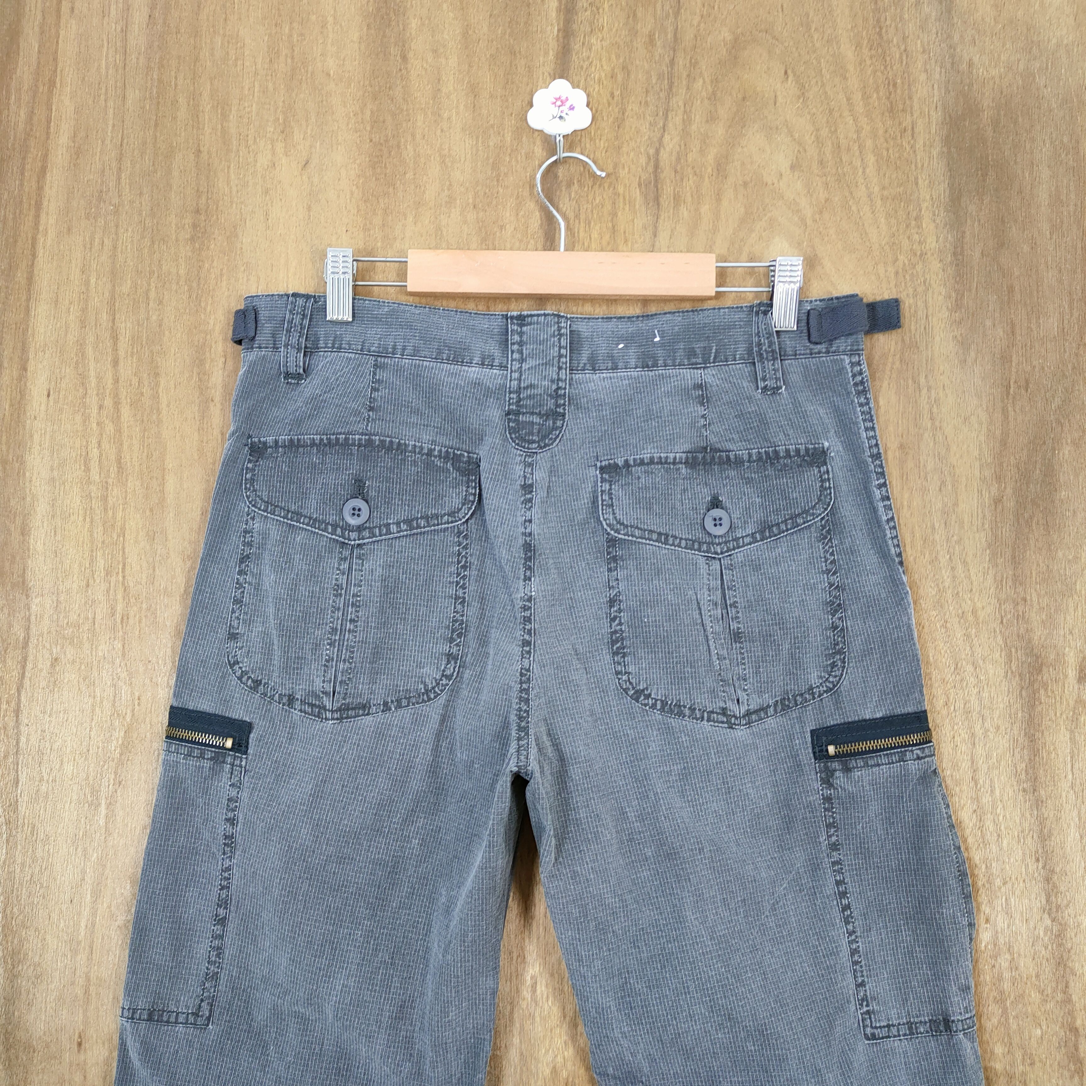 Japanese Brand VINTAGE JAPANESE FADED ZIPPER CARGO PANTS Size US 31 - 9 Thumbnail