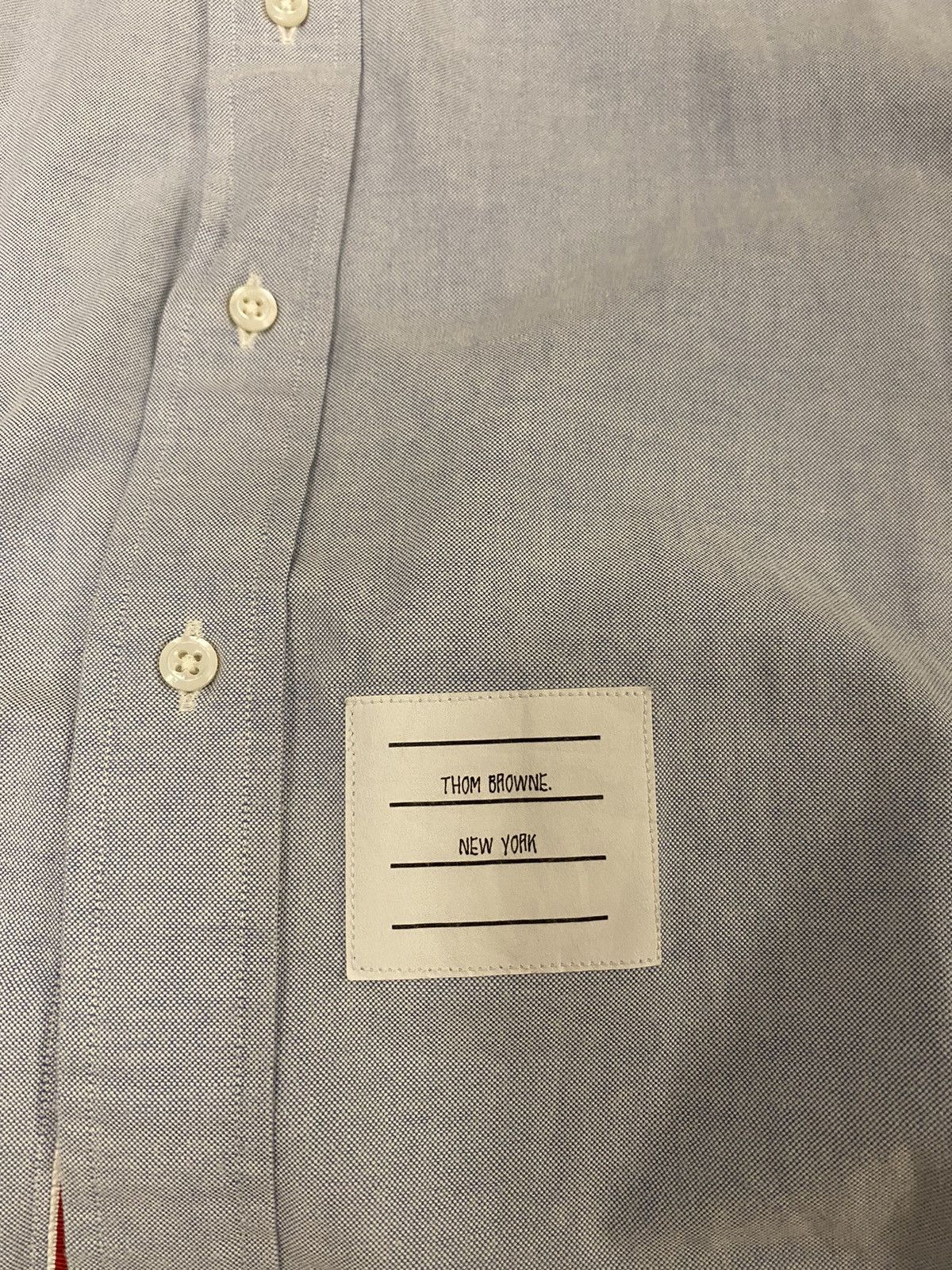 Thom Browne Thom Browne RWB light blue Oxford shirt 0 Size US XS / EU 42 / 0 - 6 Thumbnail