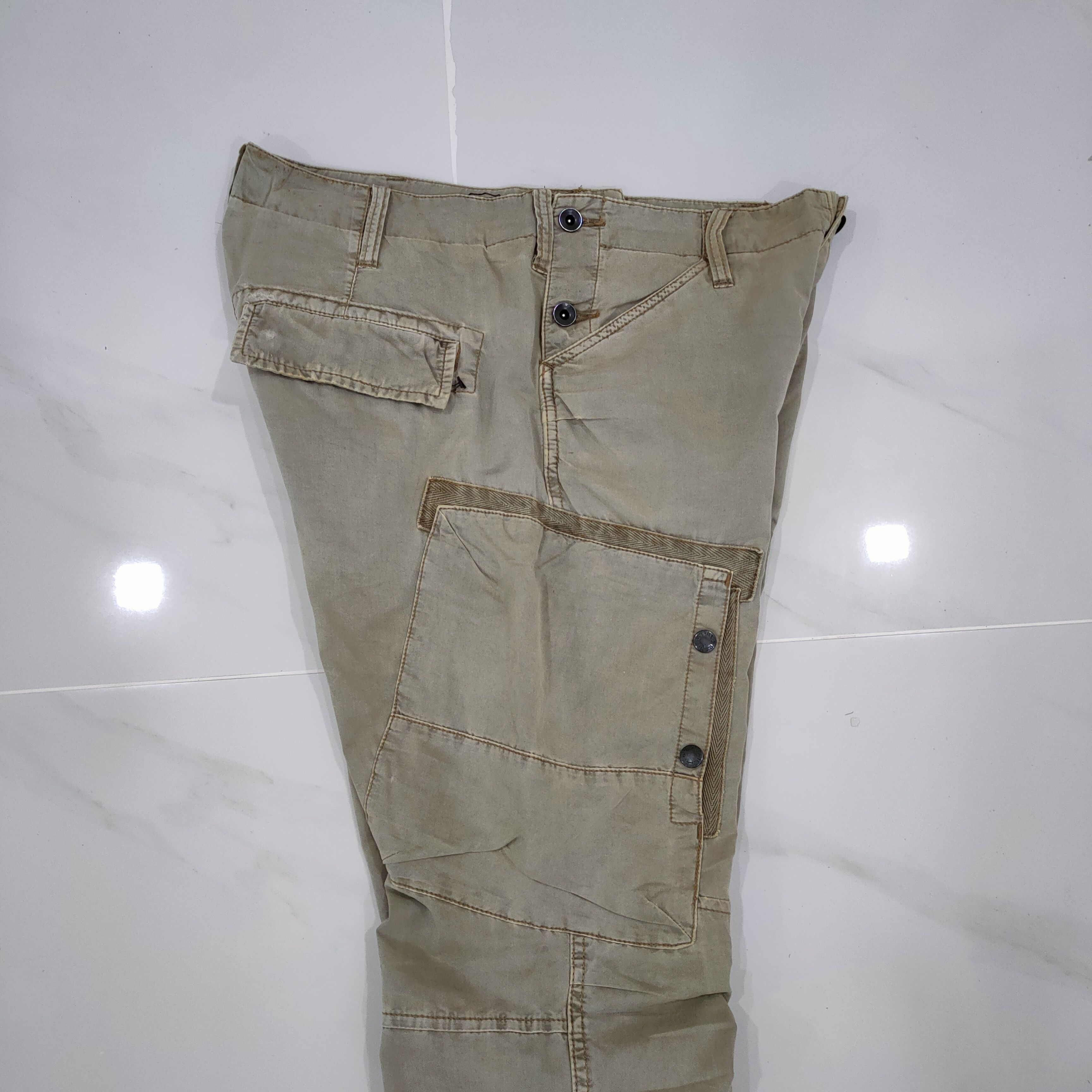 Avirex VINTAGE AVIREX FADED CARGO PANTS Size US 34 / EU 50 - 15 Thumbnail