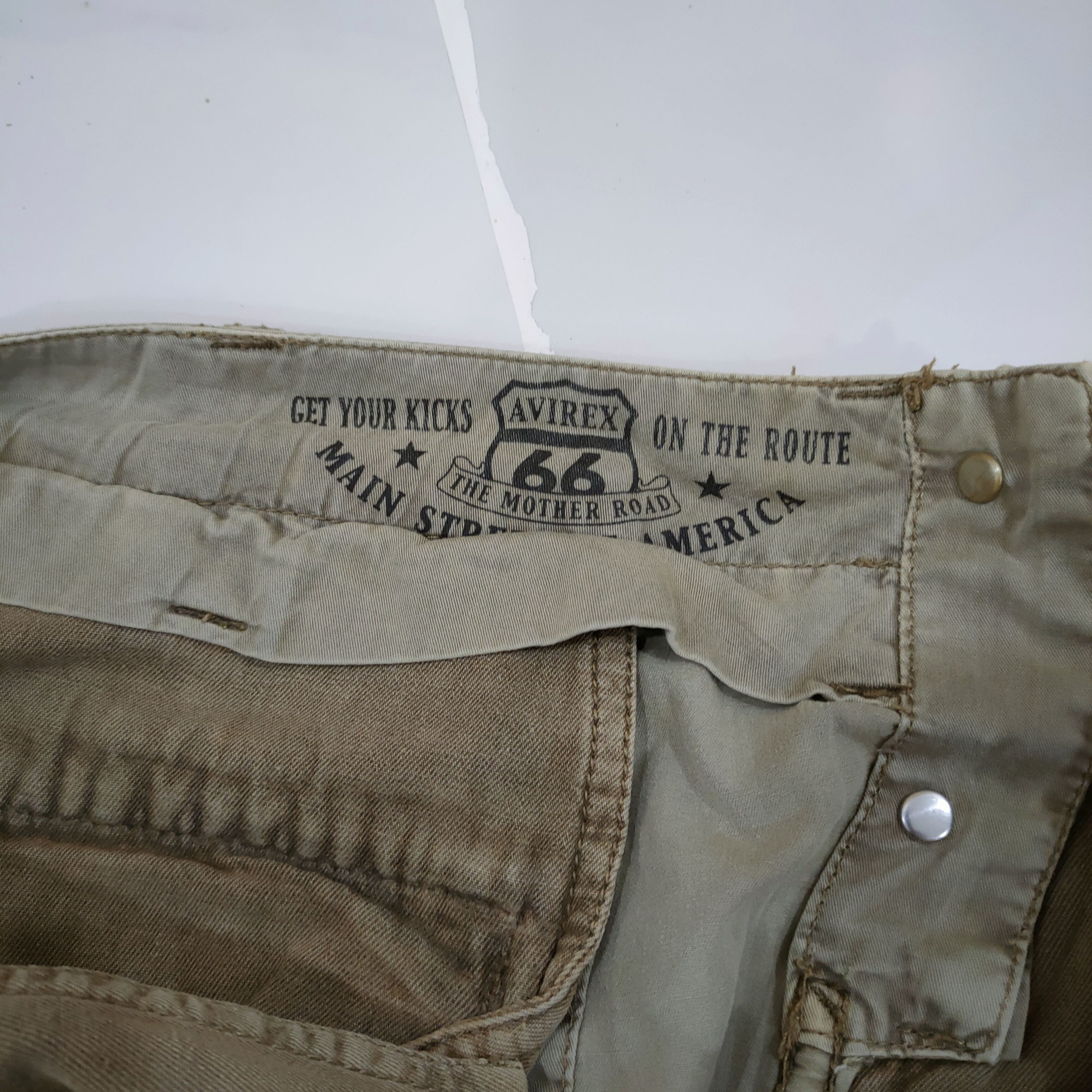Avirex VINTAGE AVIREX FADED CARGO PANTS Size US 34 / EU 50 - 19 Thumbnail