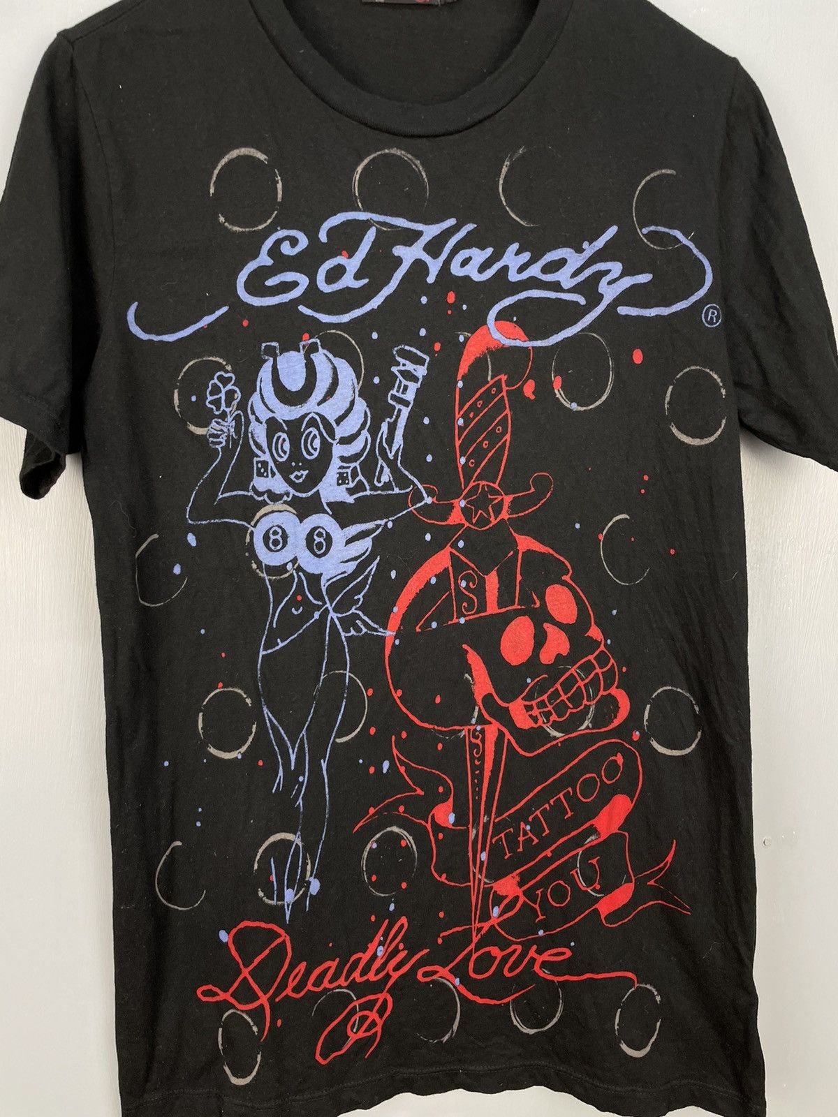 Christian Audigier Ed Hardy by Christian Audigier deadly love t shirt Size US S / EU 44-46 / 1 - 3 Thumbnail