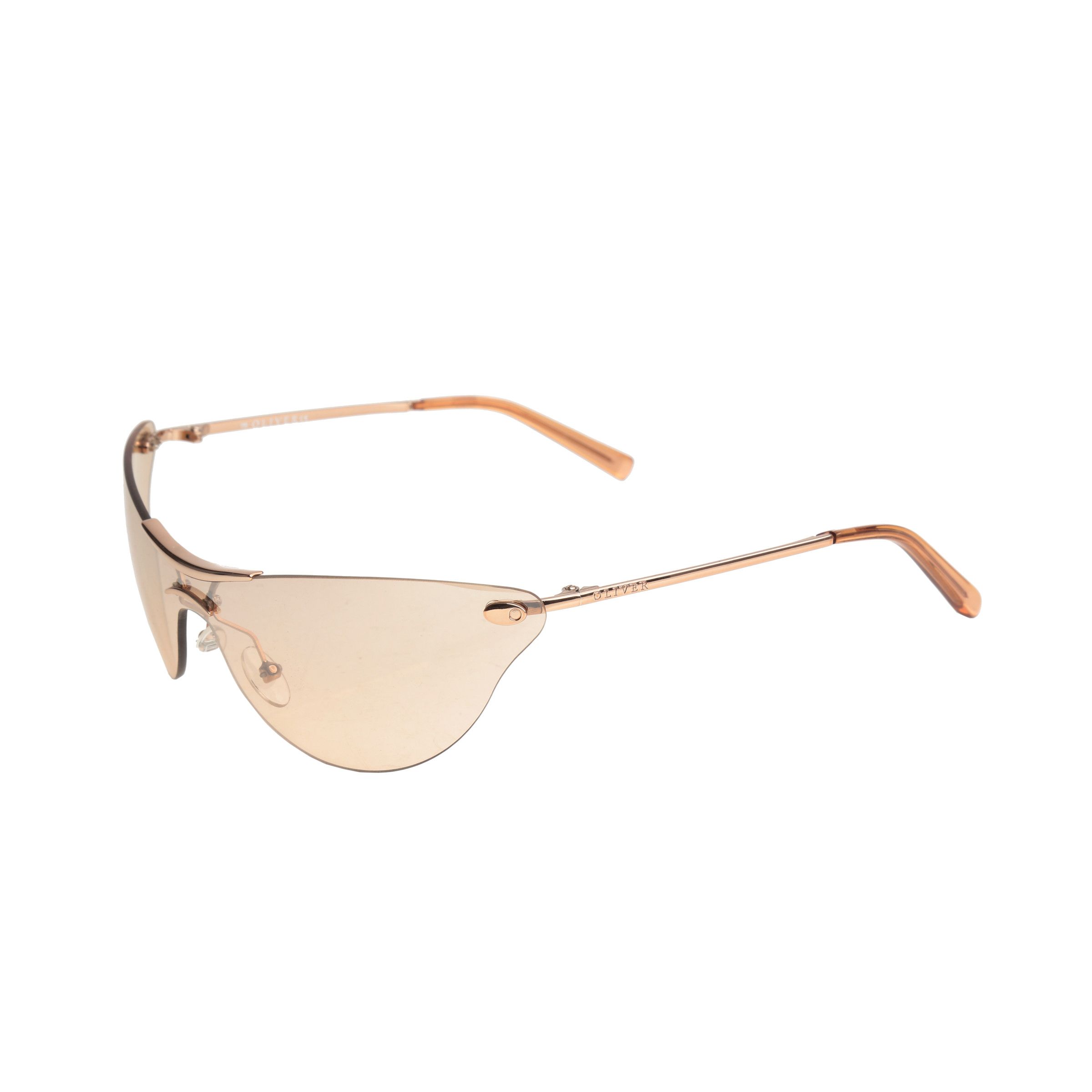 Valentino Oliver by Valentino 90's Peach Cat-Eye Sunglasses Size ONE SIZE - 3 Thumbnail