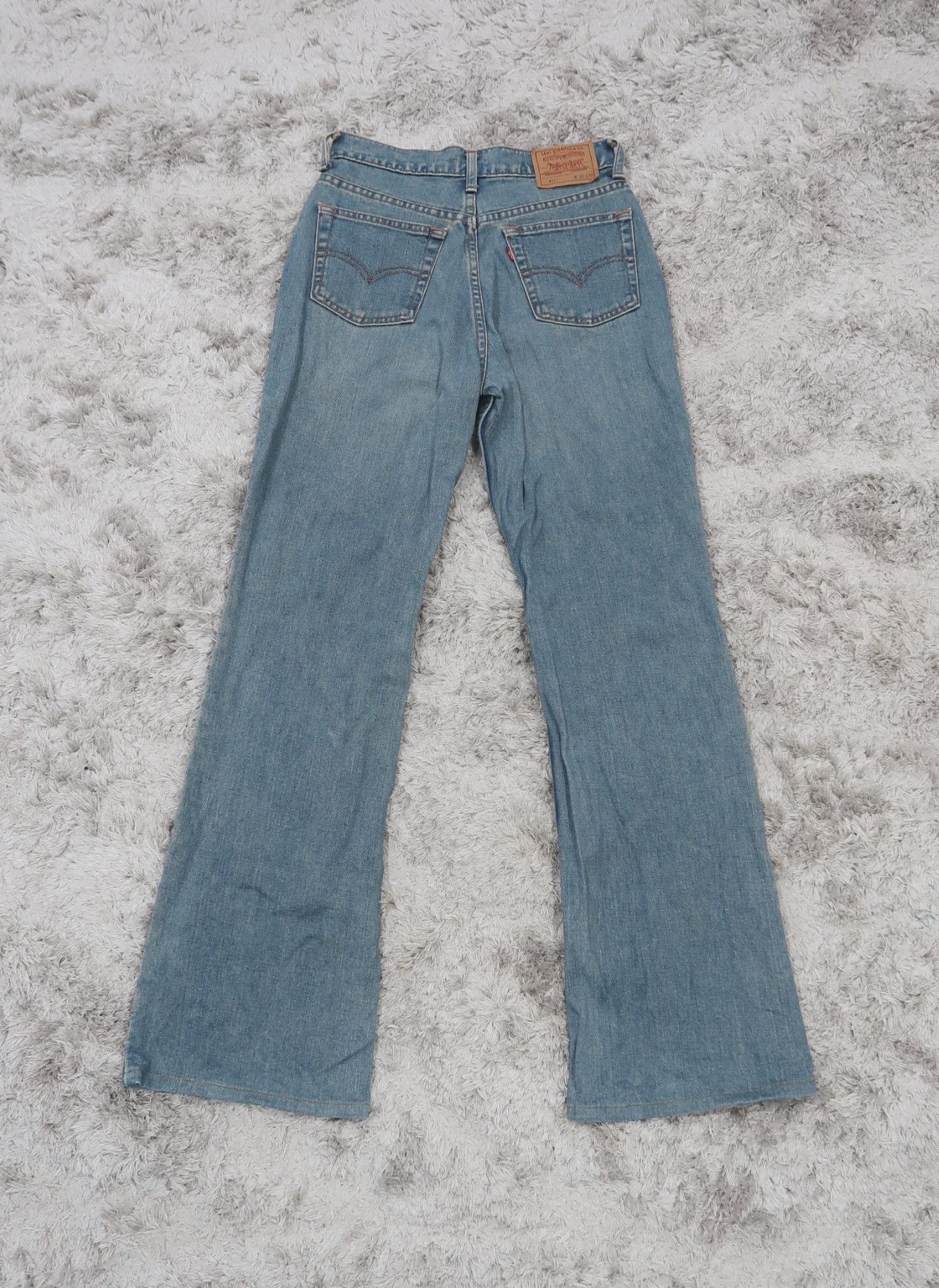 Levi's Vintage Levis 517 Sun Faded Blue Flared Jeans Size US 26 / EU 42 - 10 Thumbnail