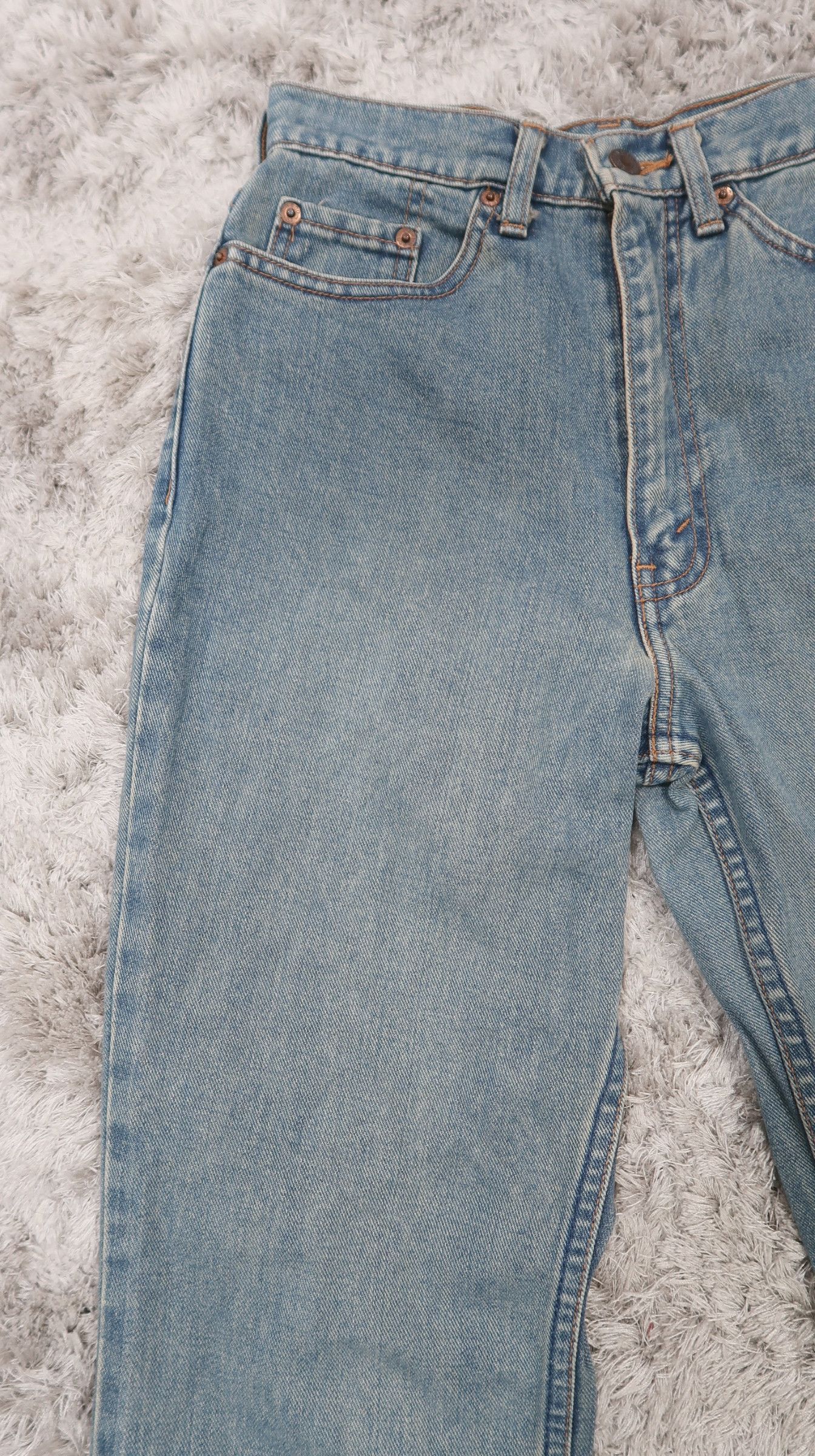 Levi's Vintage Levis 517 Sun Faded Blue Flared Jeans Size US 26 / EU 42 - 4 Thumbnail