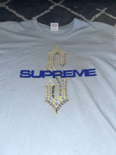 Supreme diamond tee outlet white