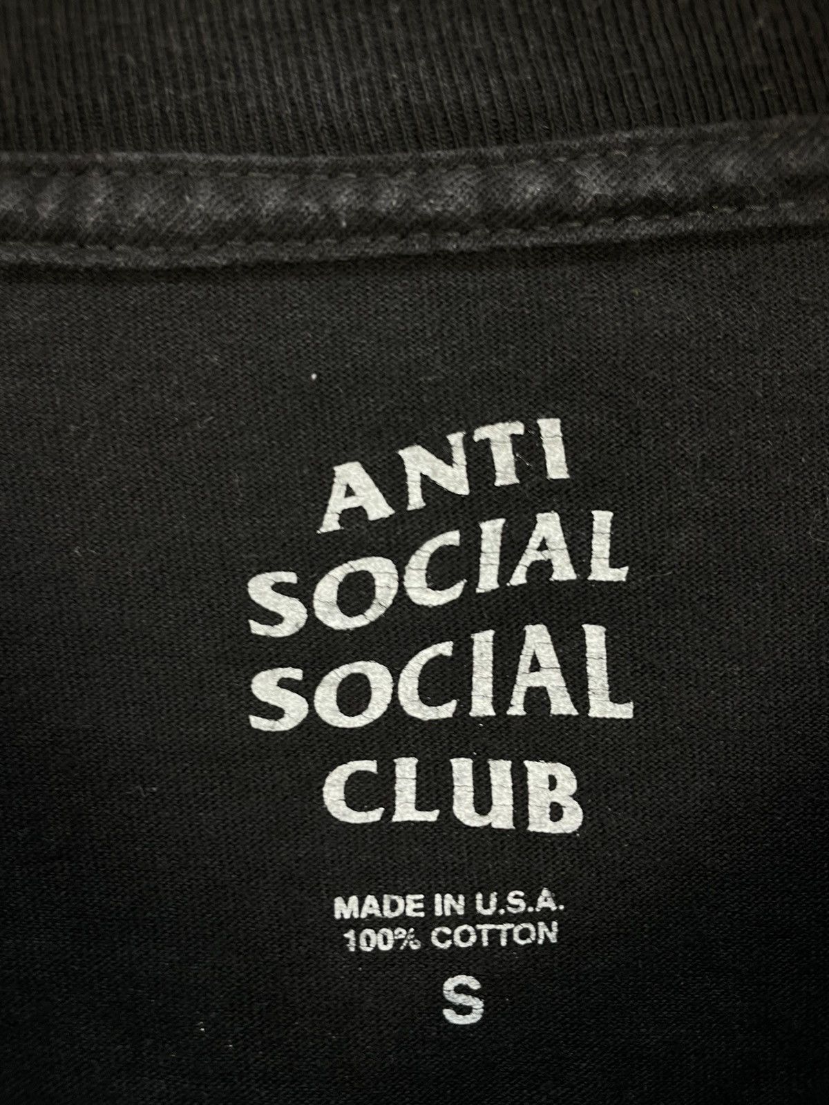 Anti Social Social Club Anti Social Social Club t shirt Size US S / EU 44-46 / 1 - 5 Thumbnail