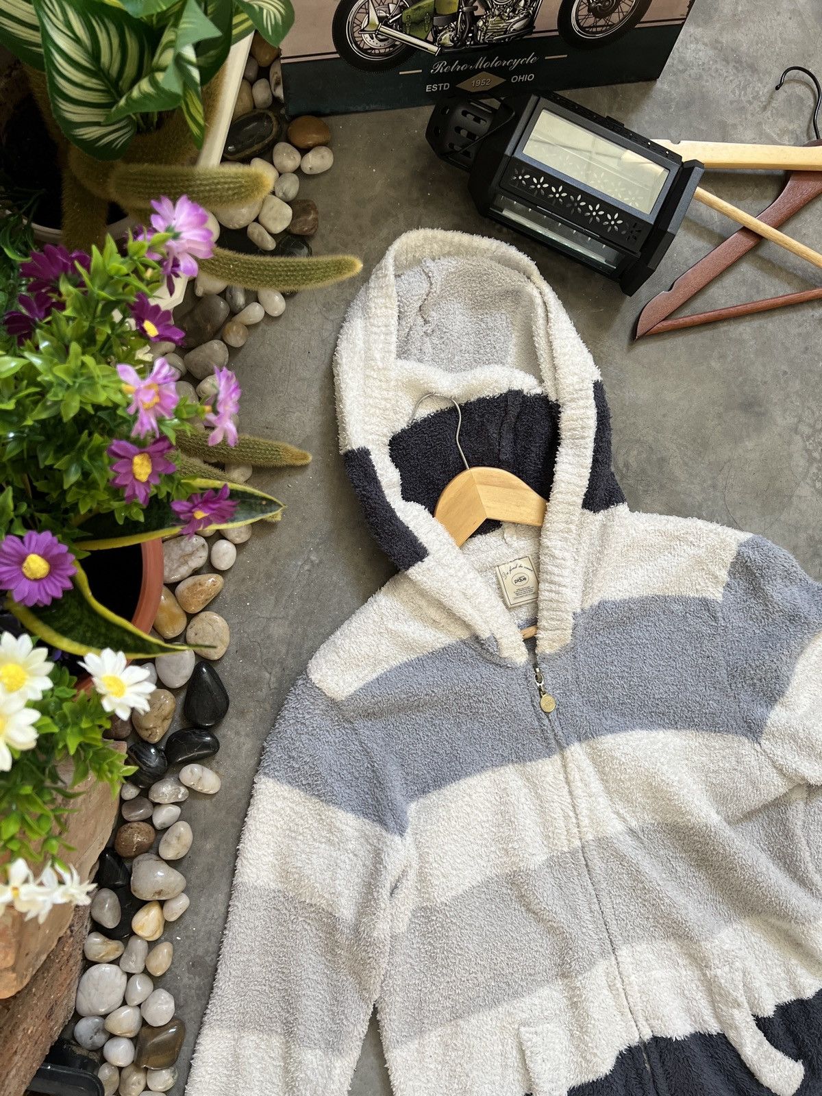 Japanese Brand × Vintage 🔥🔥 Gelato Pique 🔥🔥 Deep Pile Fleece Jacket With Hoodie Size US M / EU 48-50 / 2 - 10 Thumbnail