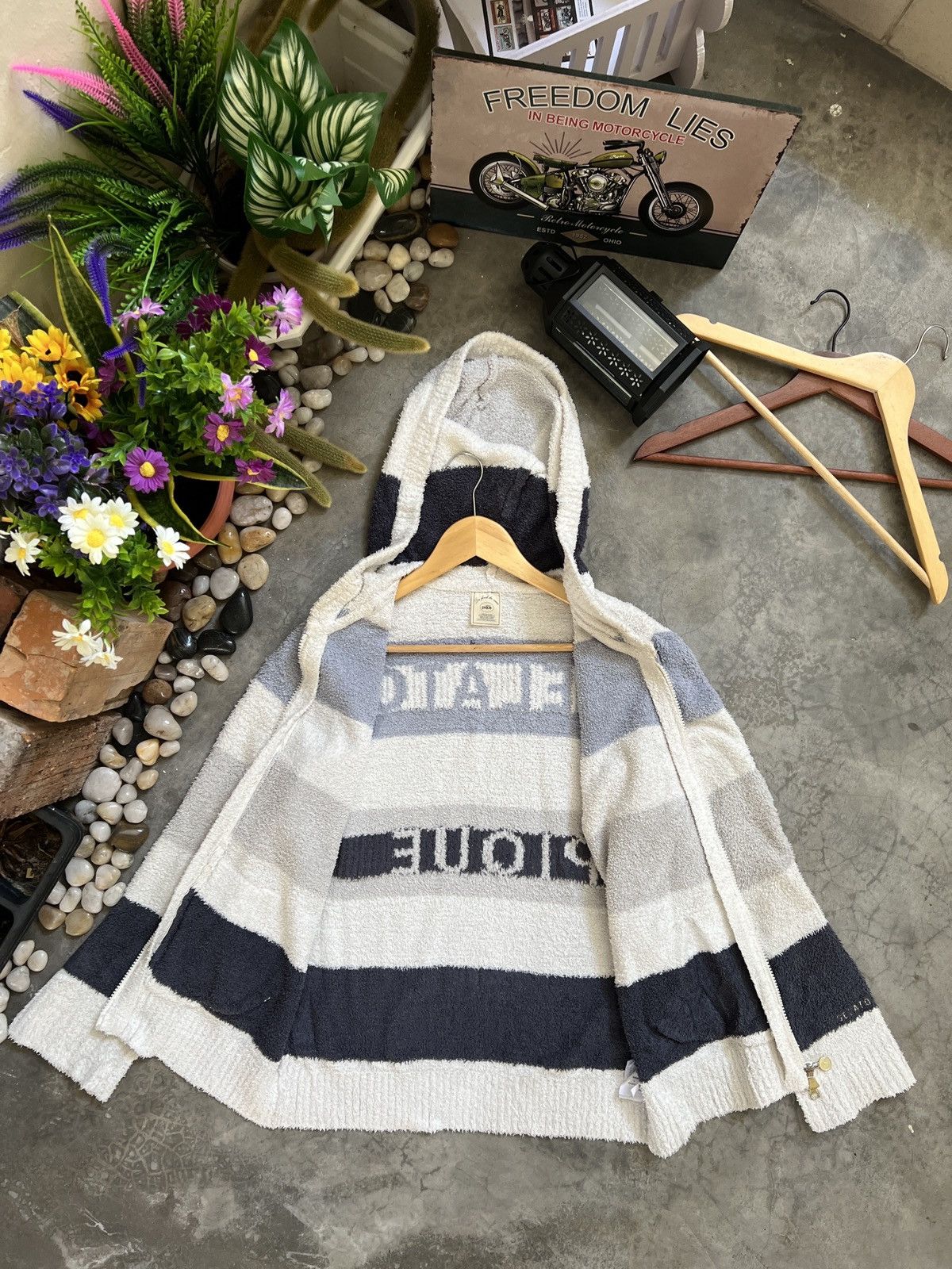 Japanese Brand × Vintage 🔥🔥 Gelato Pique 🔥🔥 Deep Pile Fleece Jacket With Hoodie Size US M / EU 48-50 / 2 - 11 Thumbnail