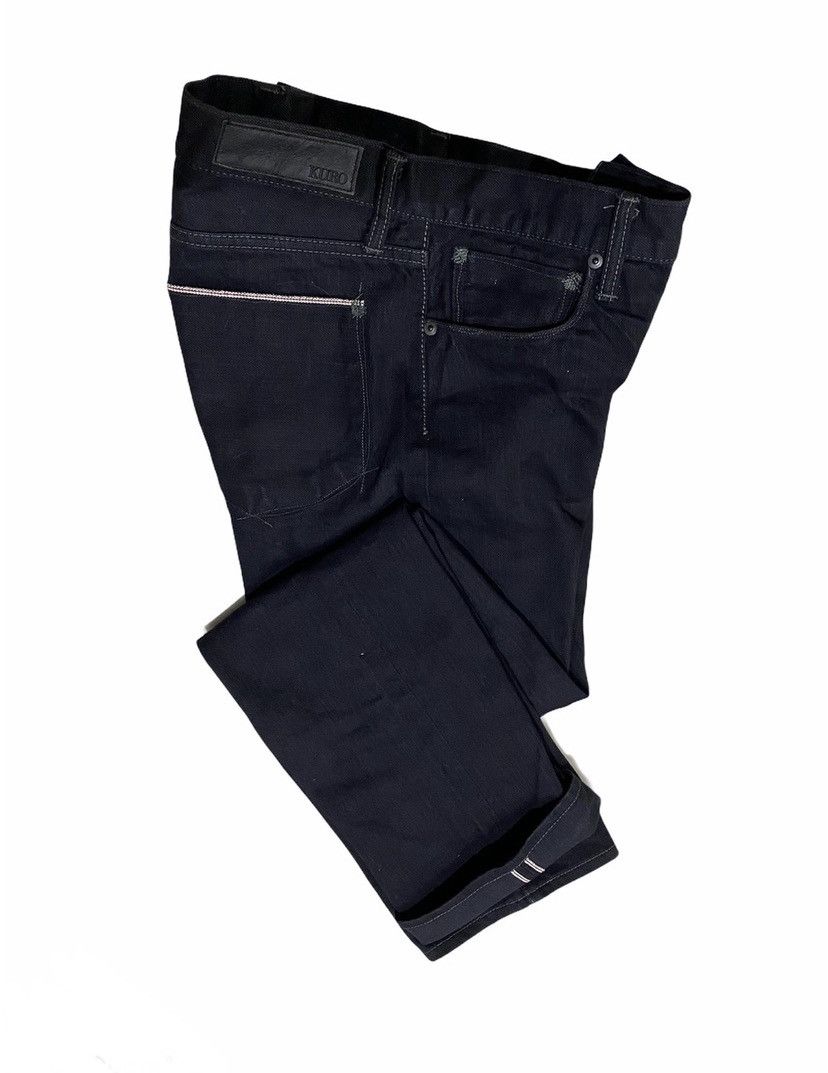 Kuro Japan Selvedge Denim All Black