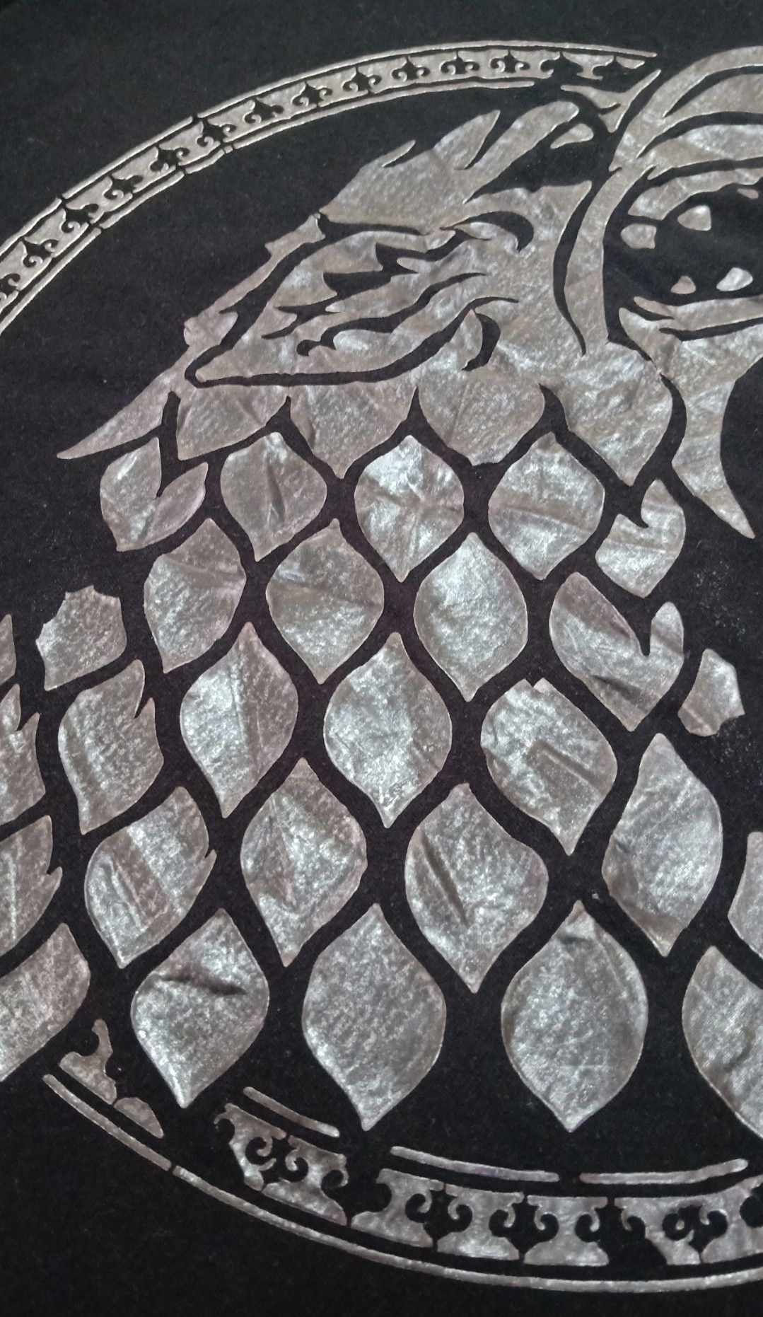 The Game × Vintage Game Of Thrones : Direwolf House Stark T-shirt Size US L / EU 52-54 / 3 - 6 Thumbnail