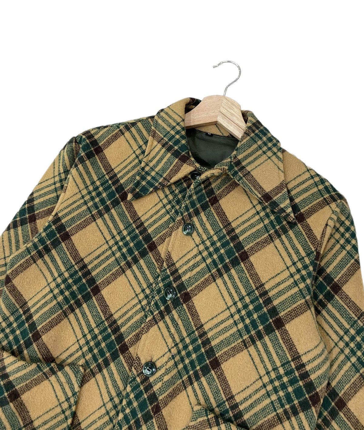 Designer RARE‼️VTG BOMBERS WOOL STRIPE TARTAN JACKET Size US S / EU 44-46 / 1 - 3 Thumbnail