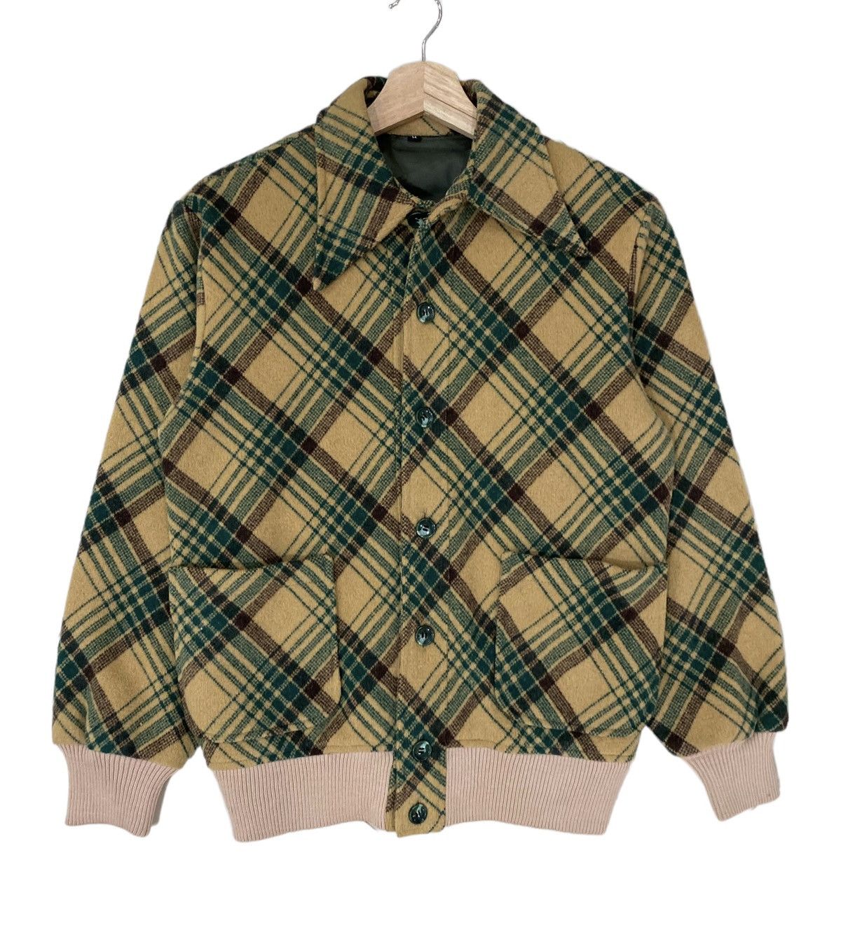 Designer RARE‼️VTG BOMBERS WOOL STRIPE TARTAN JACKET Size US S / EU 44-46 / 1 - 1 Thumbnail
