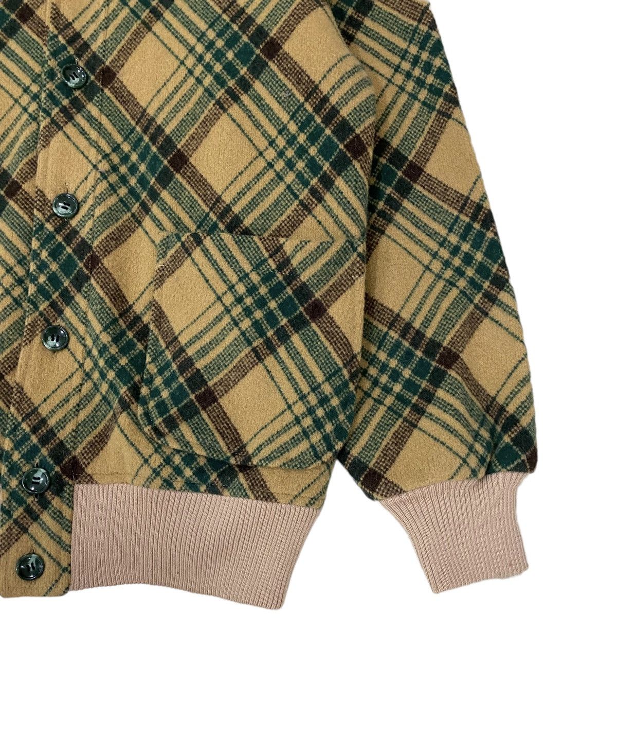 Designer RARE‼️VTG BOMBERS WOOL STRIPE TARTAN JACKET Size US S / EU 44-46 / 1 - 4 Thumbnail