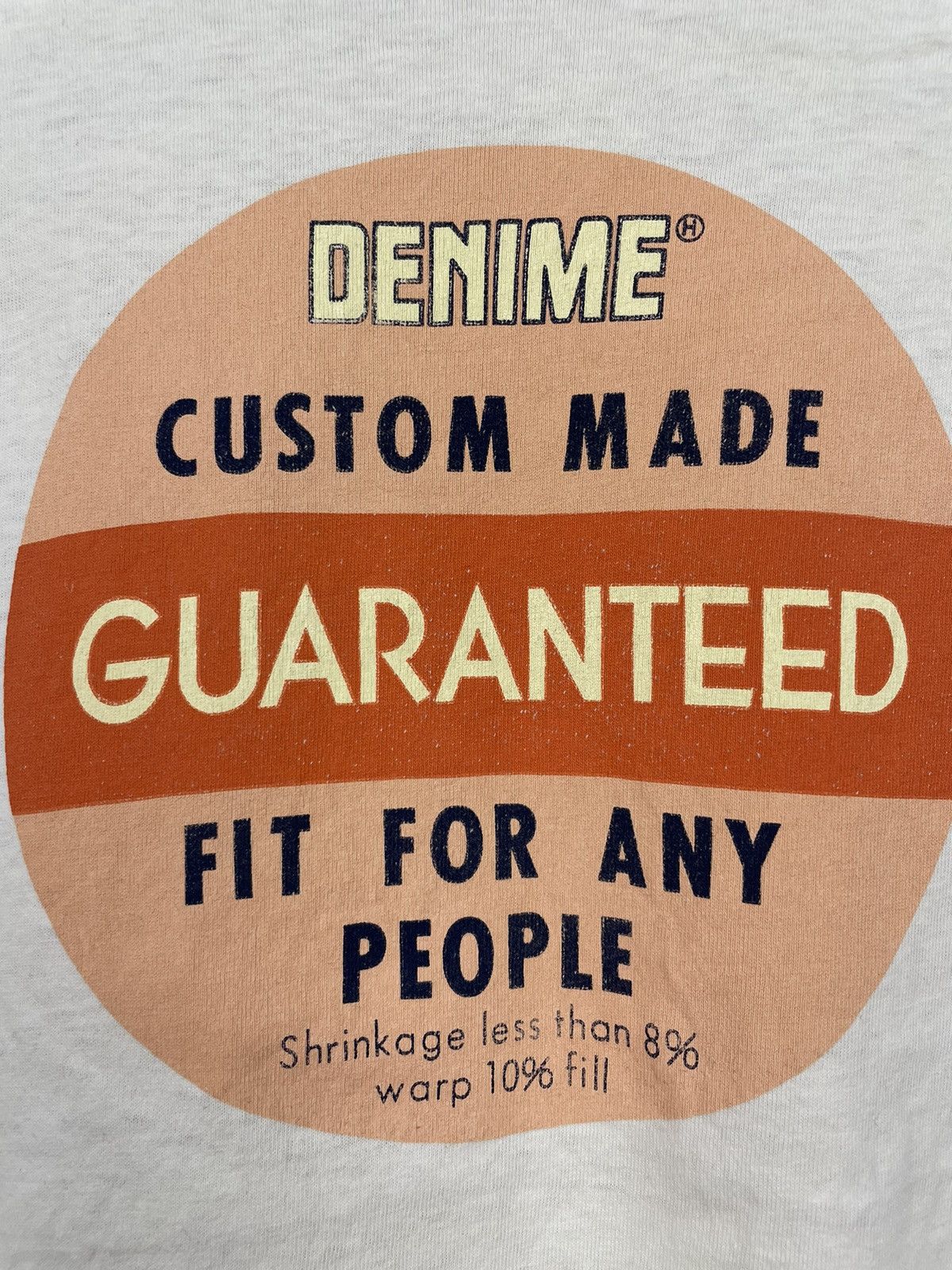 Denime Vintage 90s Denime custom made t shirt Size US M / EU 48-50 / 2 - 4 Thumbnail