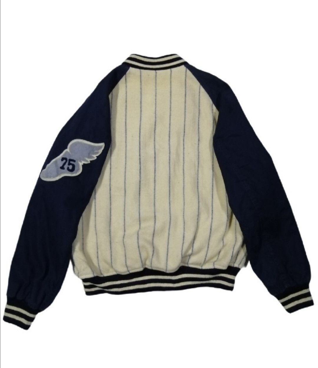 NBA BASEBALL Champs Athletics USAC Stripes Wool Varsity Jacket Size US L / EU 52-54 / 3 - 4 Thumbnail