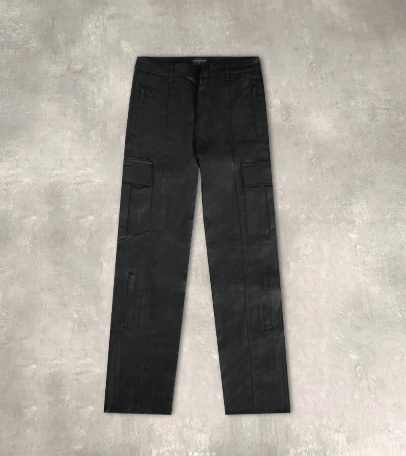 Japanese Brand Waxed Denim Cargo Pants Size US 32 / EU 48 - 1 Thumbnail