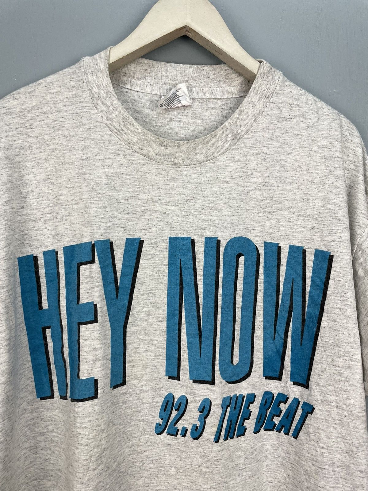 Vintage Vintage 90s Hey Now 92.3 The Beat t shirt Size US XL / EU 56 / 4 - 3 Thumbnail
