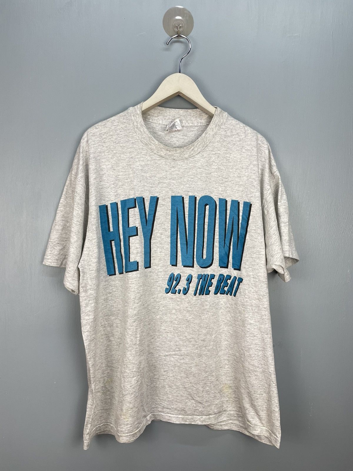 Vintage Vintage 90s Hey Now 92.3 The Beat t shirt Size US XL / EU 56 / 4 - 1 Thumbnail