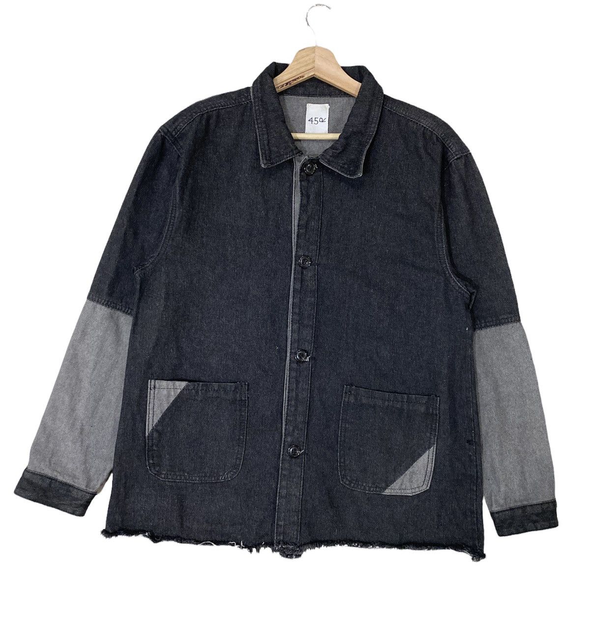 45rpm × Japanese Brand 🇯🇵 VTG 45RPM RARE DESIGN PATCHWORK CHORES JACKET Size US M / EU 48-50 / 2 - 2 Thumbnail