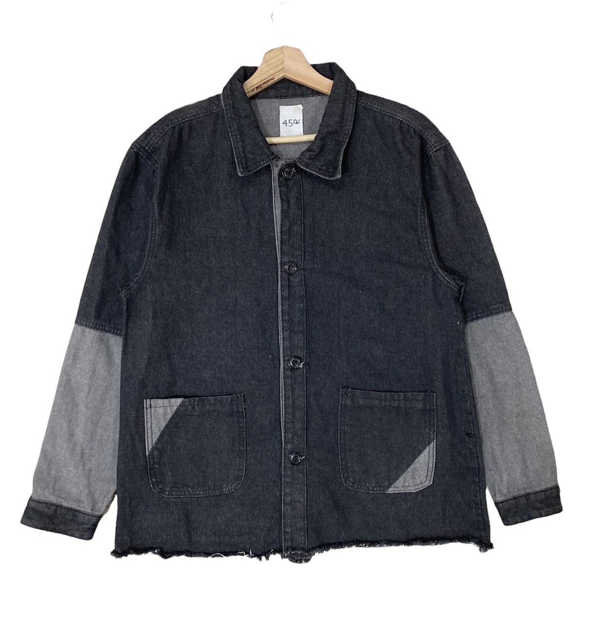45rpm × Japanese Brand 🇯🇵 VTG 45RPM RARE DESIGN PATCHWORK CHORES JACKET Size US M / EU 48-50 / 2 - 1 Thumbnail