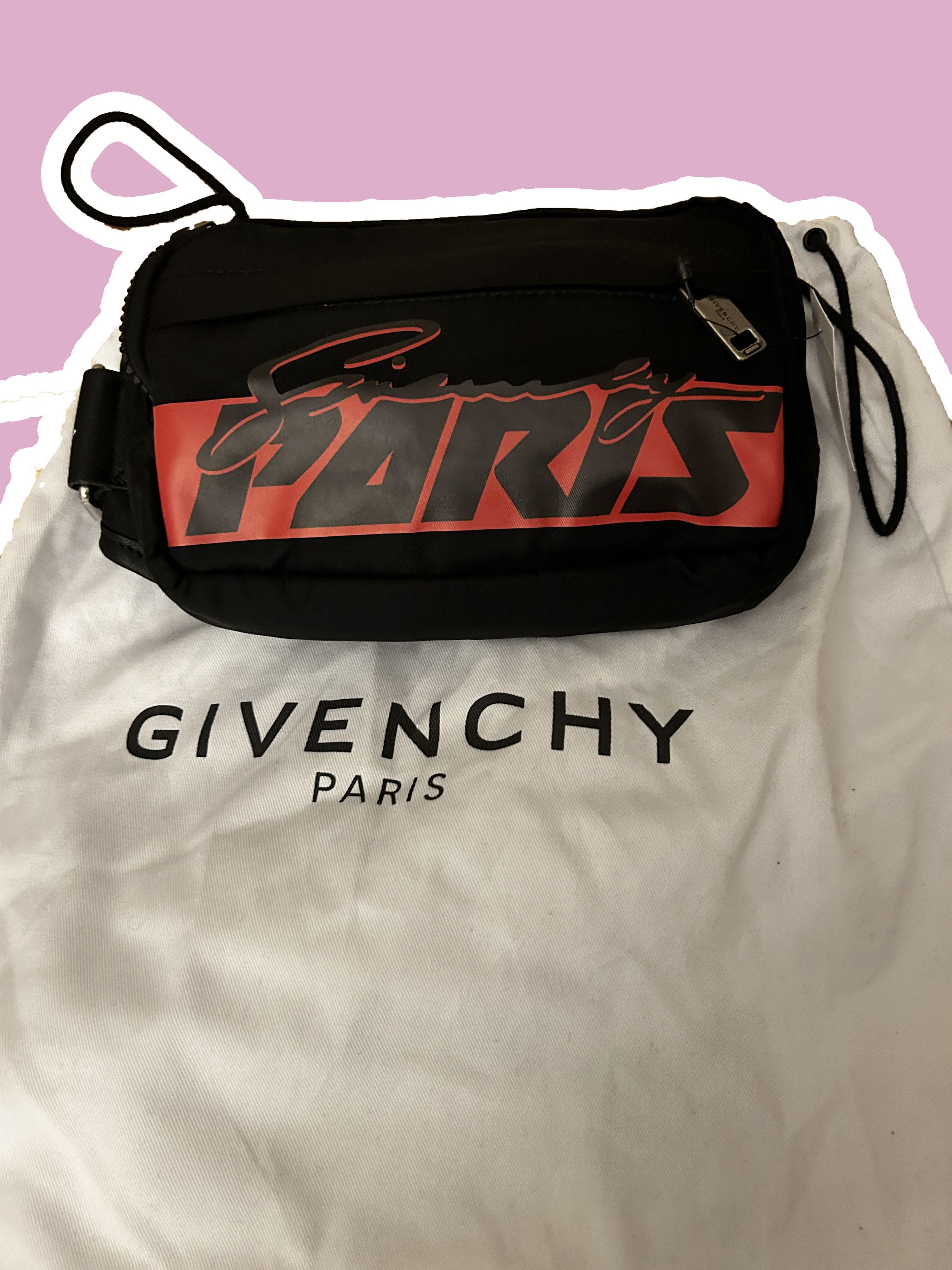 UT3 Logo Paris Waist Bag Bum Shoulder Black SLING
