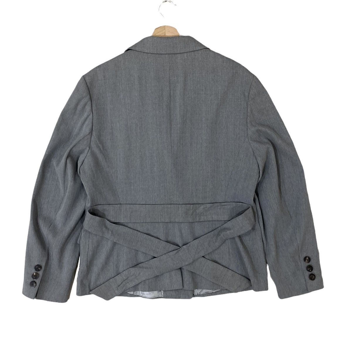 Loro Piana 🇮🇹 LORO PIANA BACK BELT DOUBLE BREASTED WOOL JACKET Size US S / EU 44-46 / 1 - 7 Thumbnail