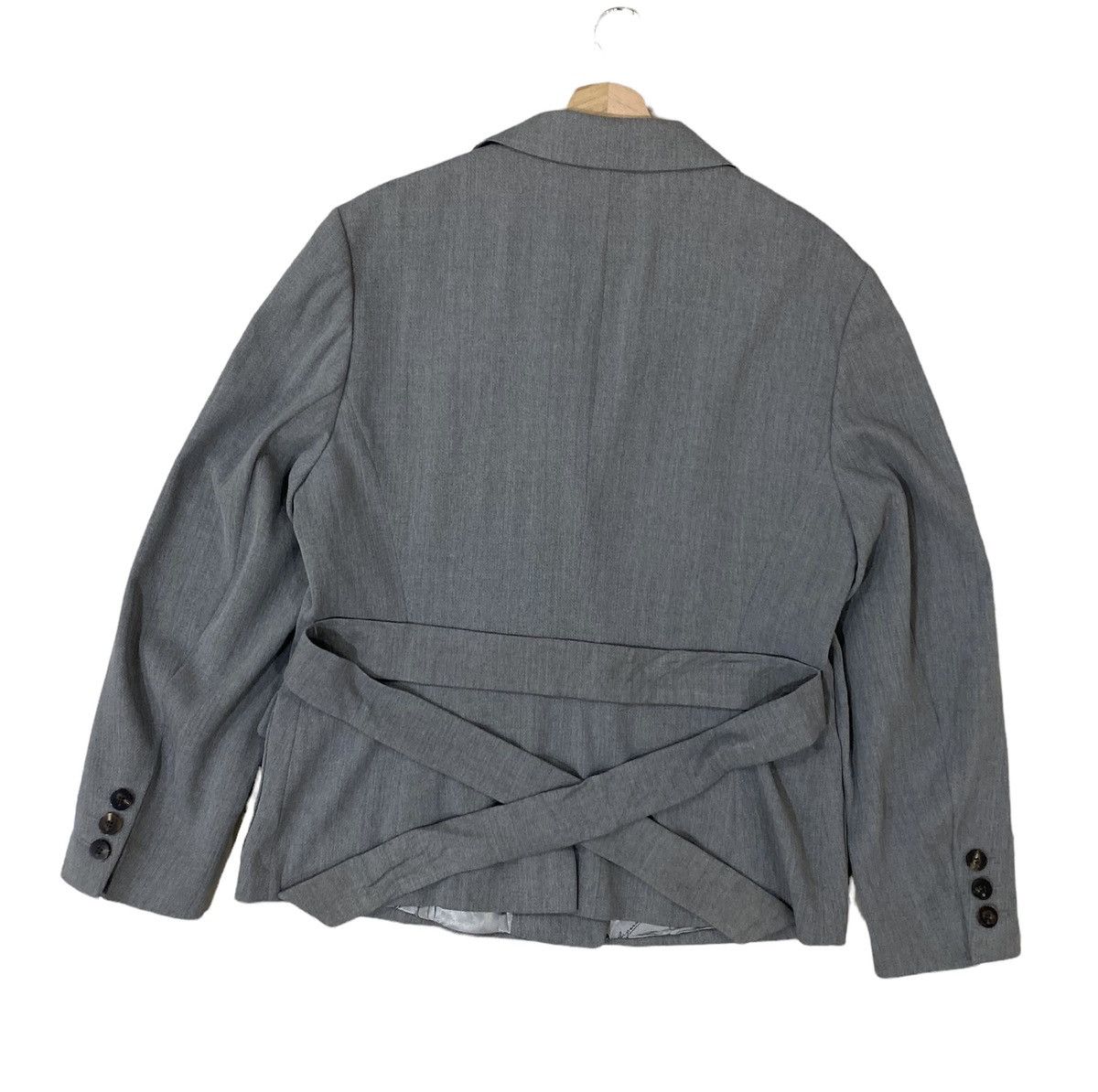 Loro Piana 🇮🇹 LORO PIANA BACK BELT DOUBLE BREASTED WOOL JACKET Size US S / EU 44-46 / 1 - 8 Thumbnail