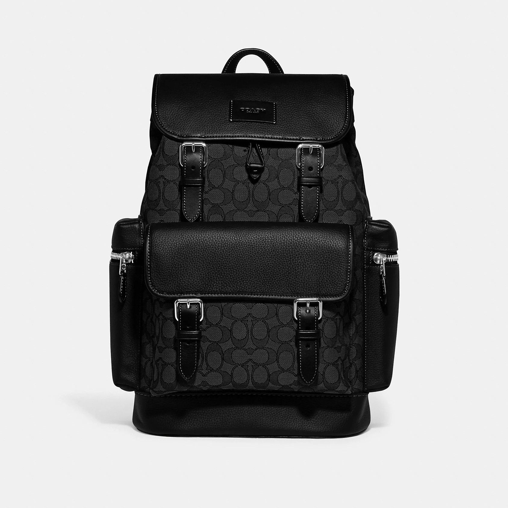 Coach MEN's Sprint Backpack In Signature Jacquard CE523 Size ONE SIZE - 8 Thumbnail