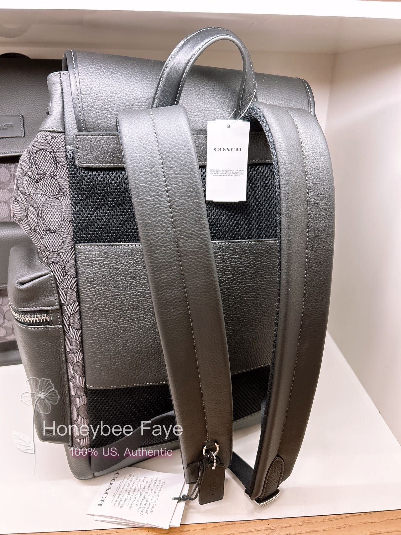 Coach MEN's Sprint Backpack In Signature Jacquard CE523 Size ONE SIZE - 5 Thumbnail