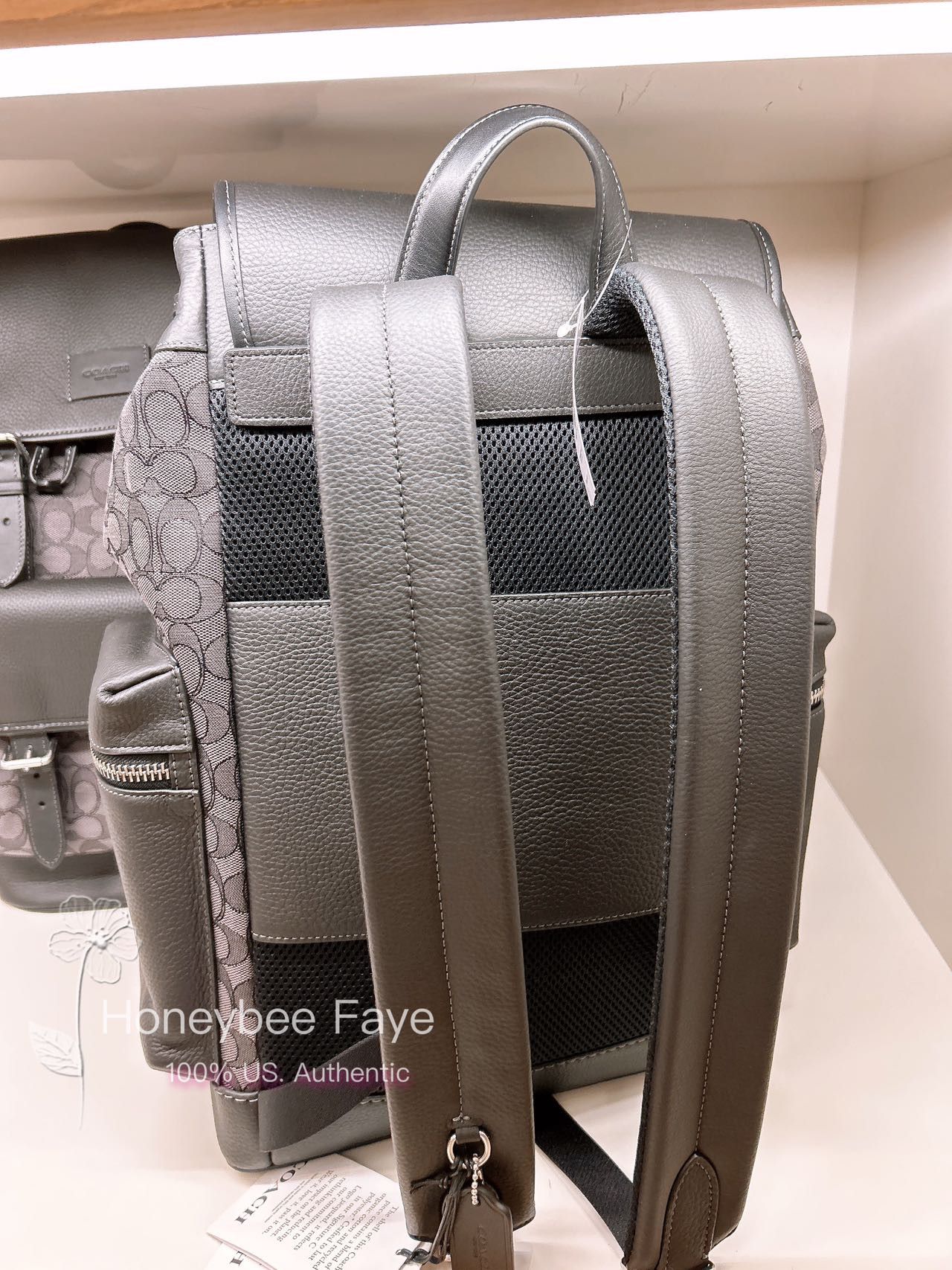 Coach MEN's Sprint Backpack In Signature Jacquard CE523 Size ONE SIZE - 4 Thumbnail