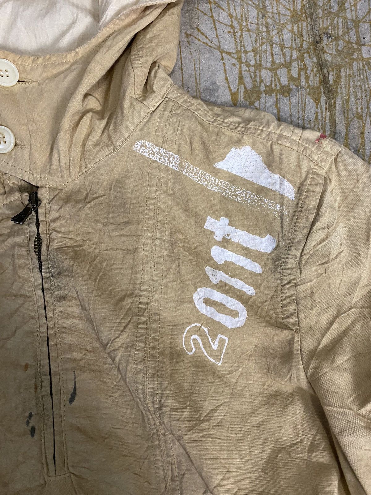 14th Addiction × Diesel × Japanese Brand Rusty stain Graffiti Anorak jacket Size US M / EU 48-50 / 2 - 9 Thumbnail