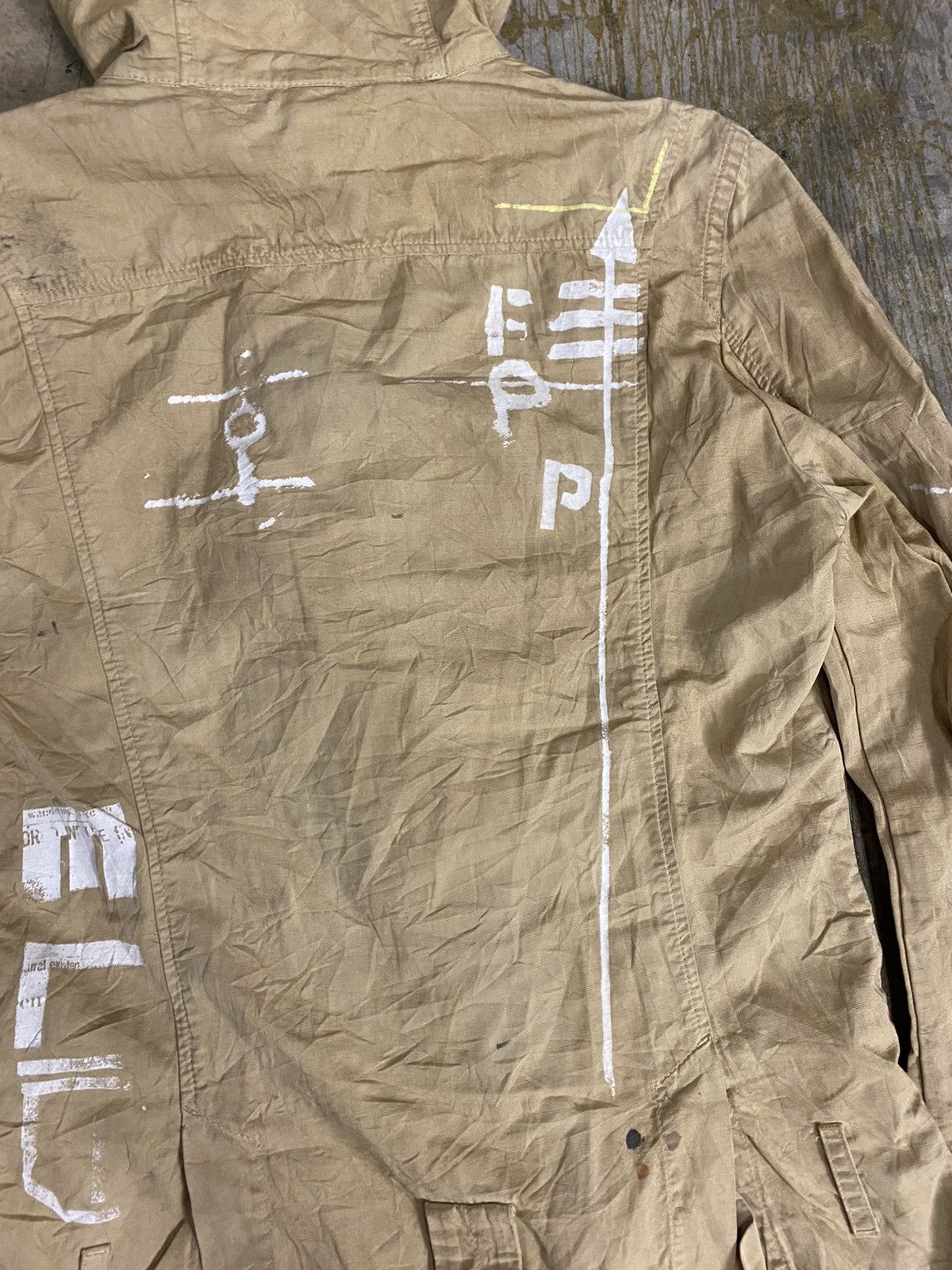 14th Addiction × Diesel × Japanese Brand Rusty stain Graffiti Anorak jacket Size US M / EU 48-50 / 2 - 14 Thumbnail