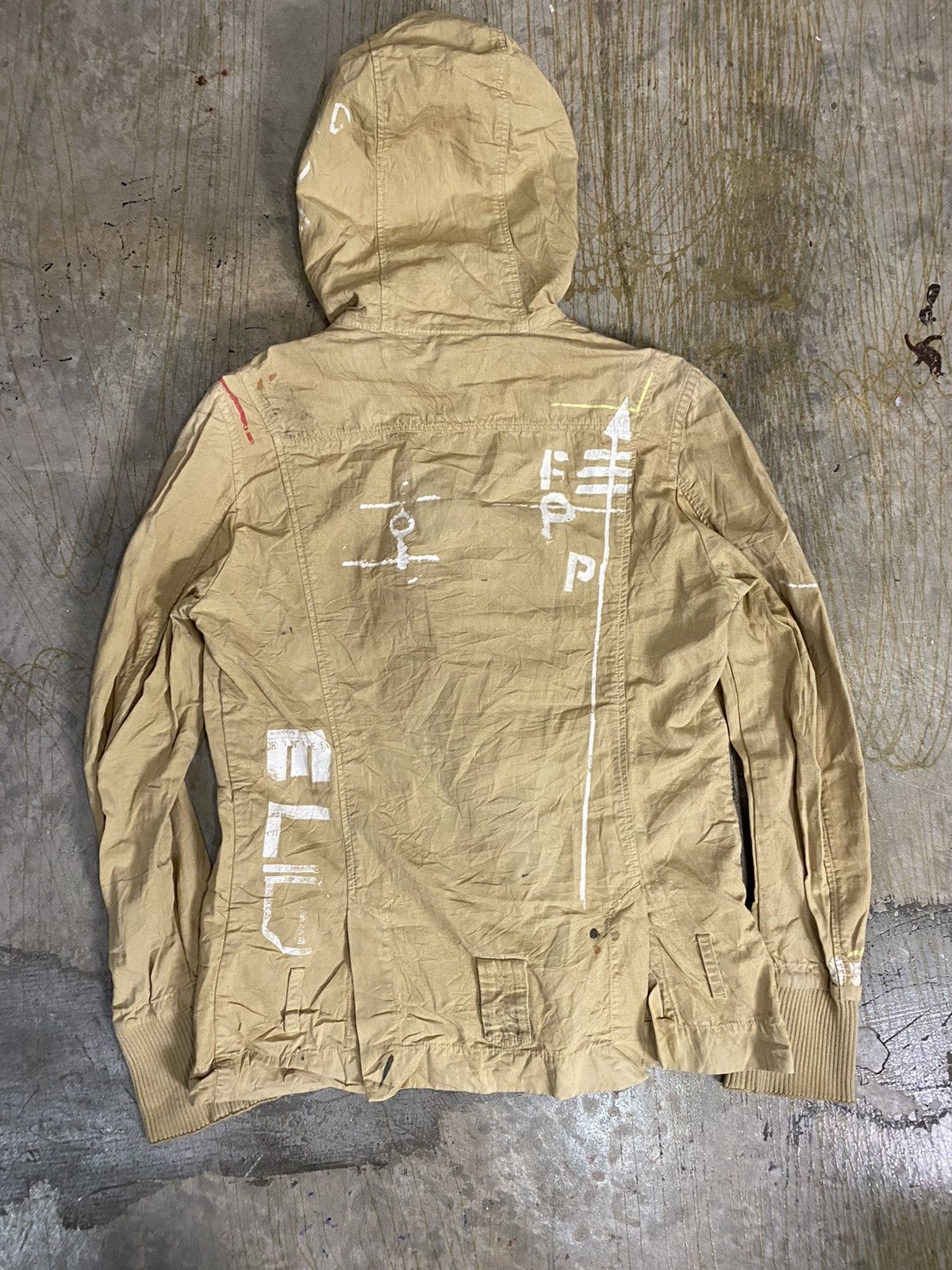 14th Addiction × Diesel × Japanese Brand Rusty stain Graffiti Anorak jacket Size US M / EU 48-50 / 2 - 12 Thumbnail