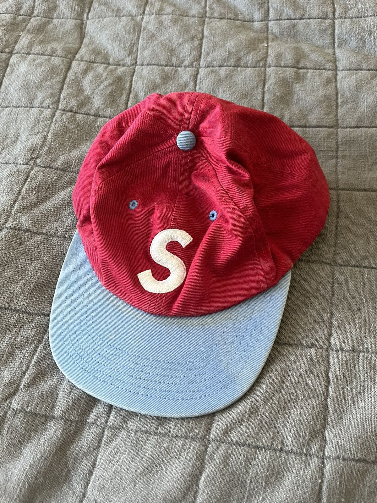 Supreme Supreme S logo hat Grailed