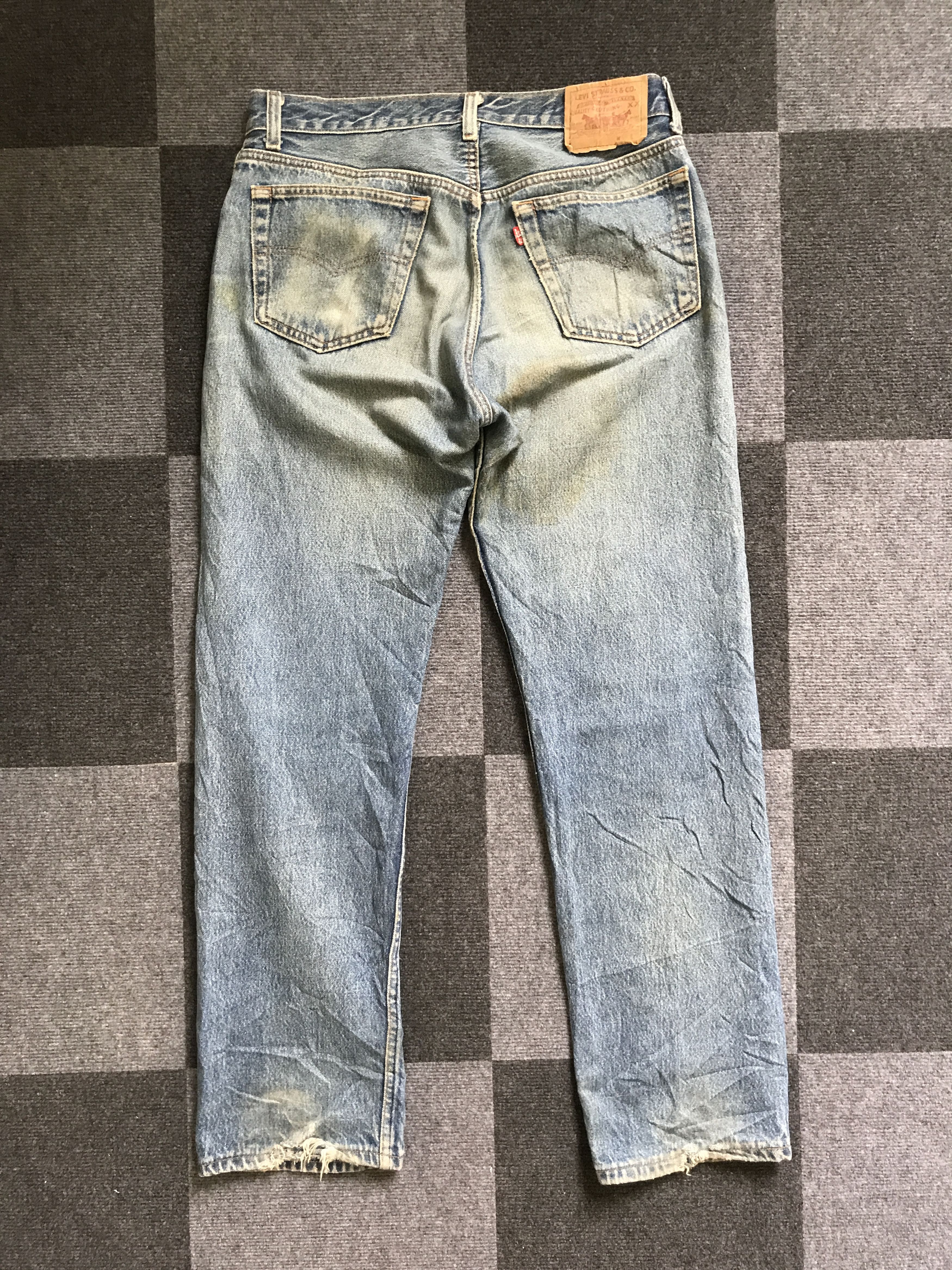 Levi's VLEV87 - Vintage Levis 501 Medium Wash Jeans Size US 30 / EU 46 - 10 Thumbnail