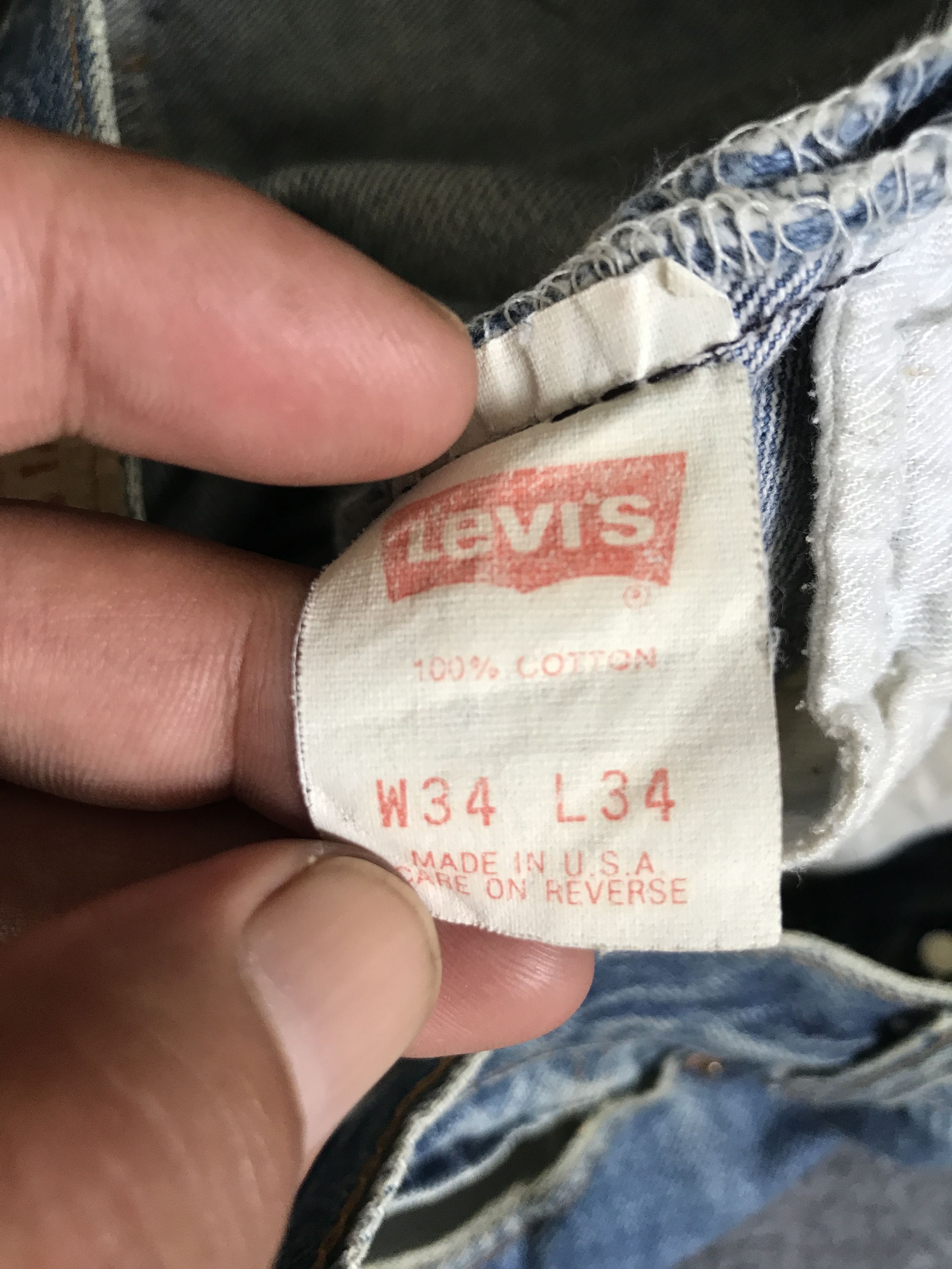 Levi's VLEV87 - Vintage Levis 501 Medium Wash Jeans Size US 30 / EU 46 - 19 Thumbnail
