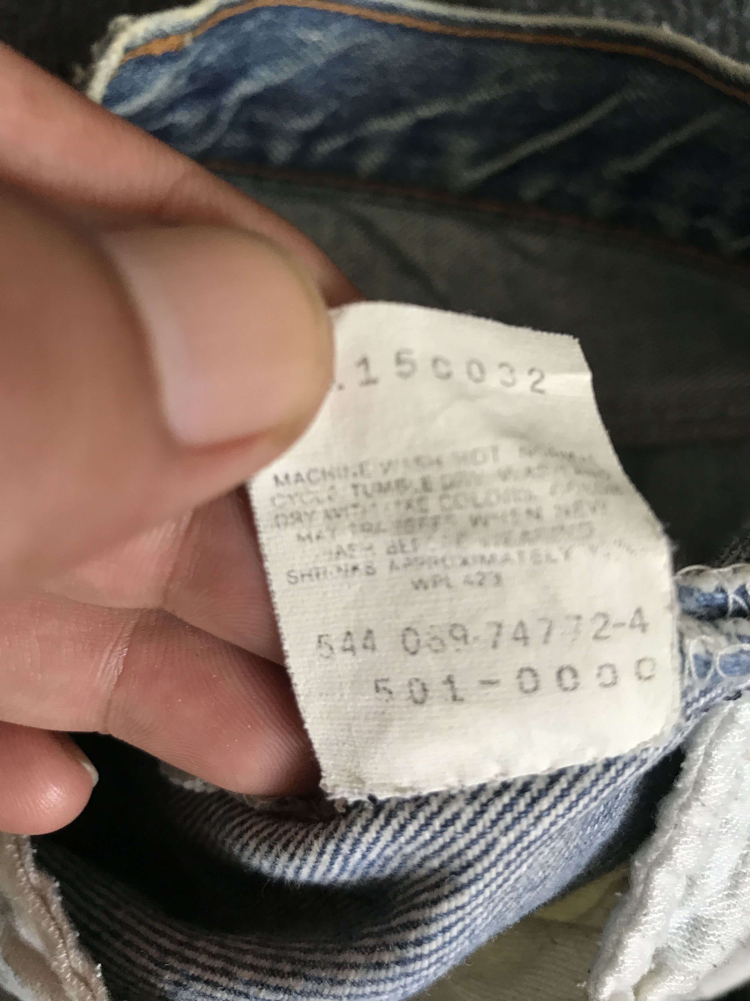 Levi's VLEV87 - Vintage Levis 501 Medium Wash Jeans Size US 30 / EU 46 - 20 Thumbnail