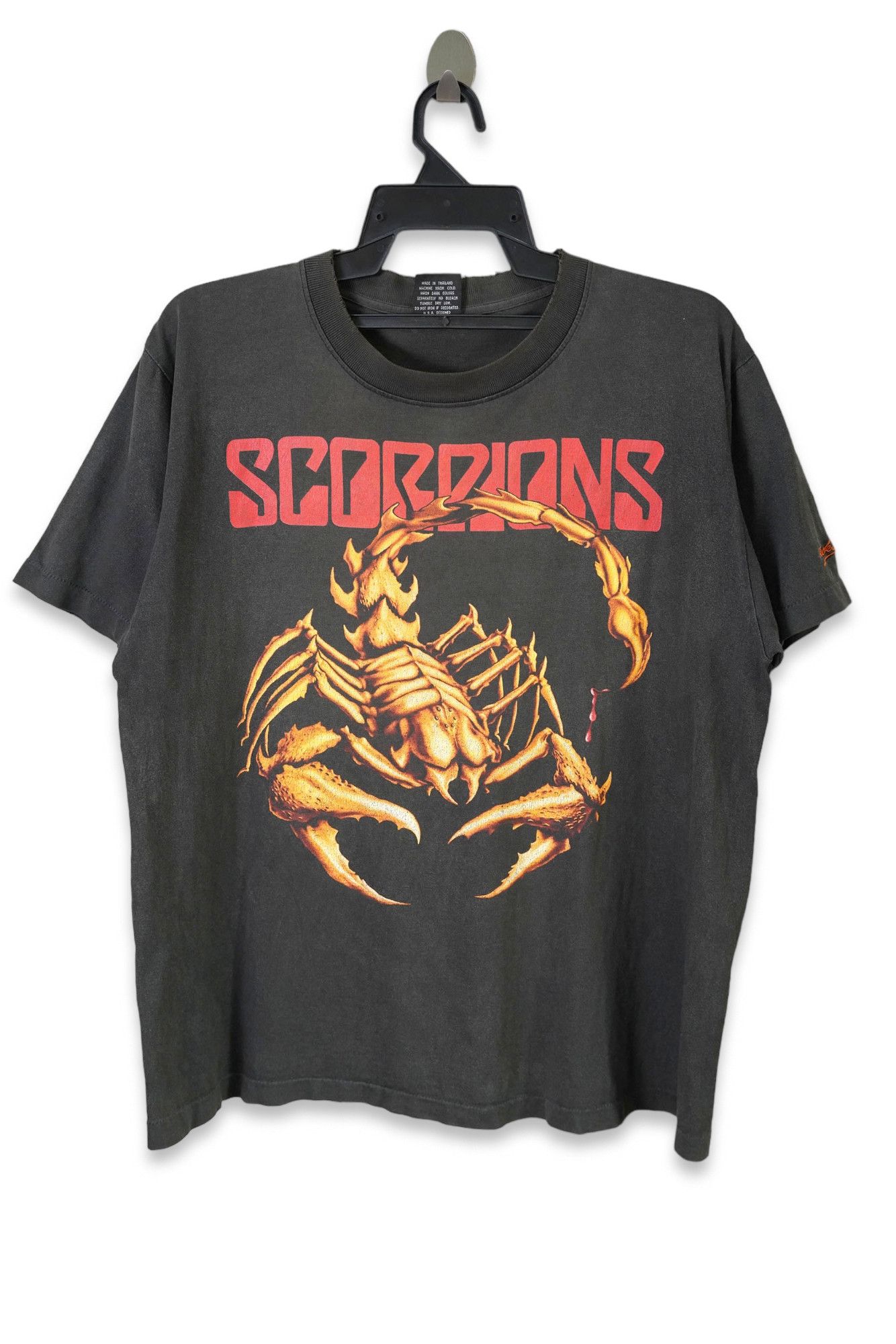 Band Tees Vintage Bootlag Scorpions Single Stitch Tee Size US XL / EU 56 / 4 - 2 Thumbnail