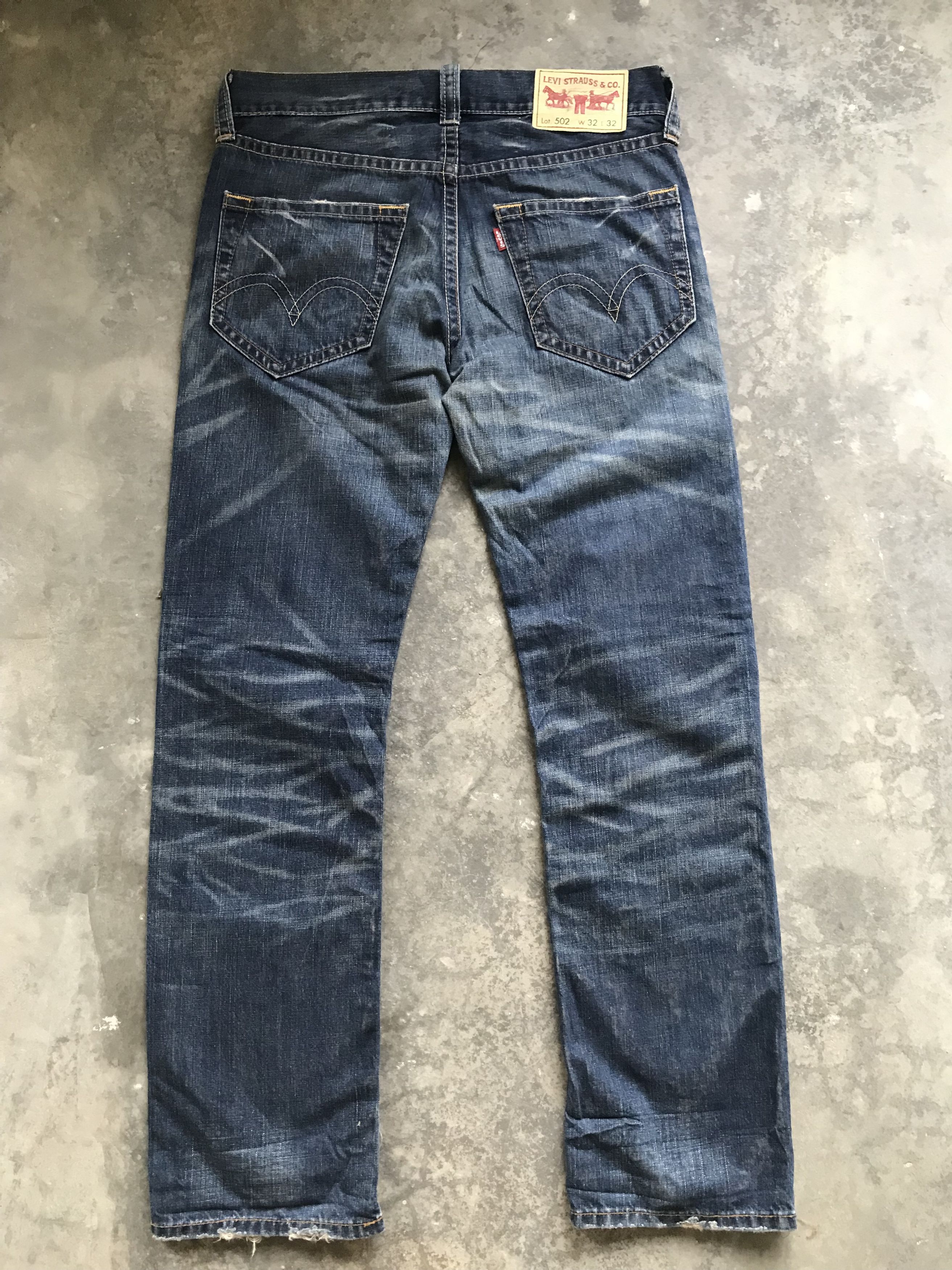 Levi's VLEV24 - Levis502 Japan Distressed Denim Size US 32 / EU 48 - 7 Thumbnail