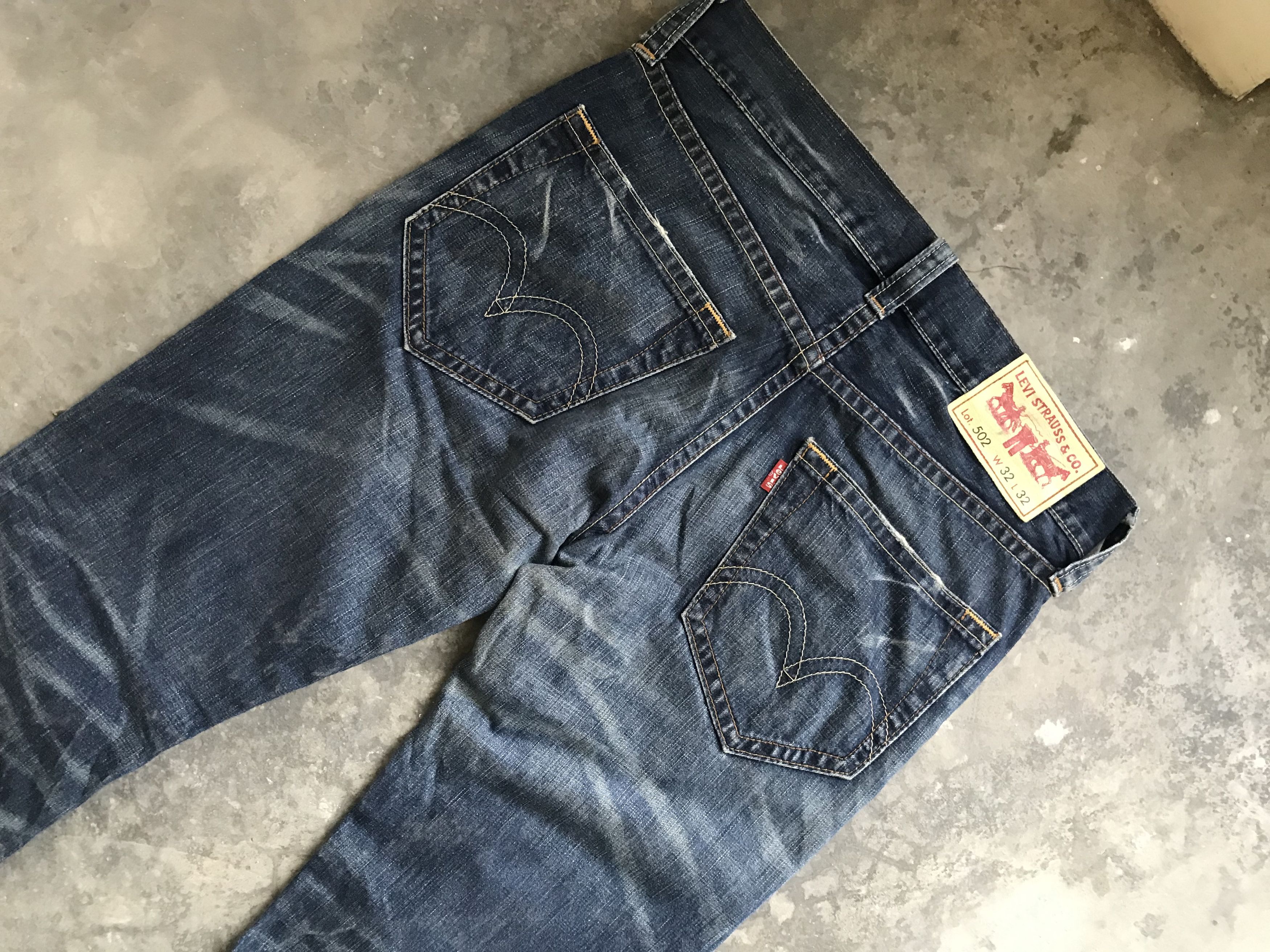 Levi's VLEV24 - Levis502 Japan Distressed Denim Size US 32 / EU 48 - 8 Thumbnail