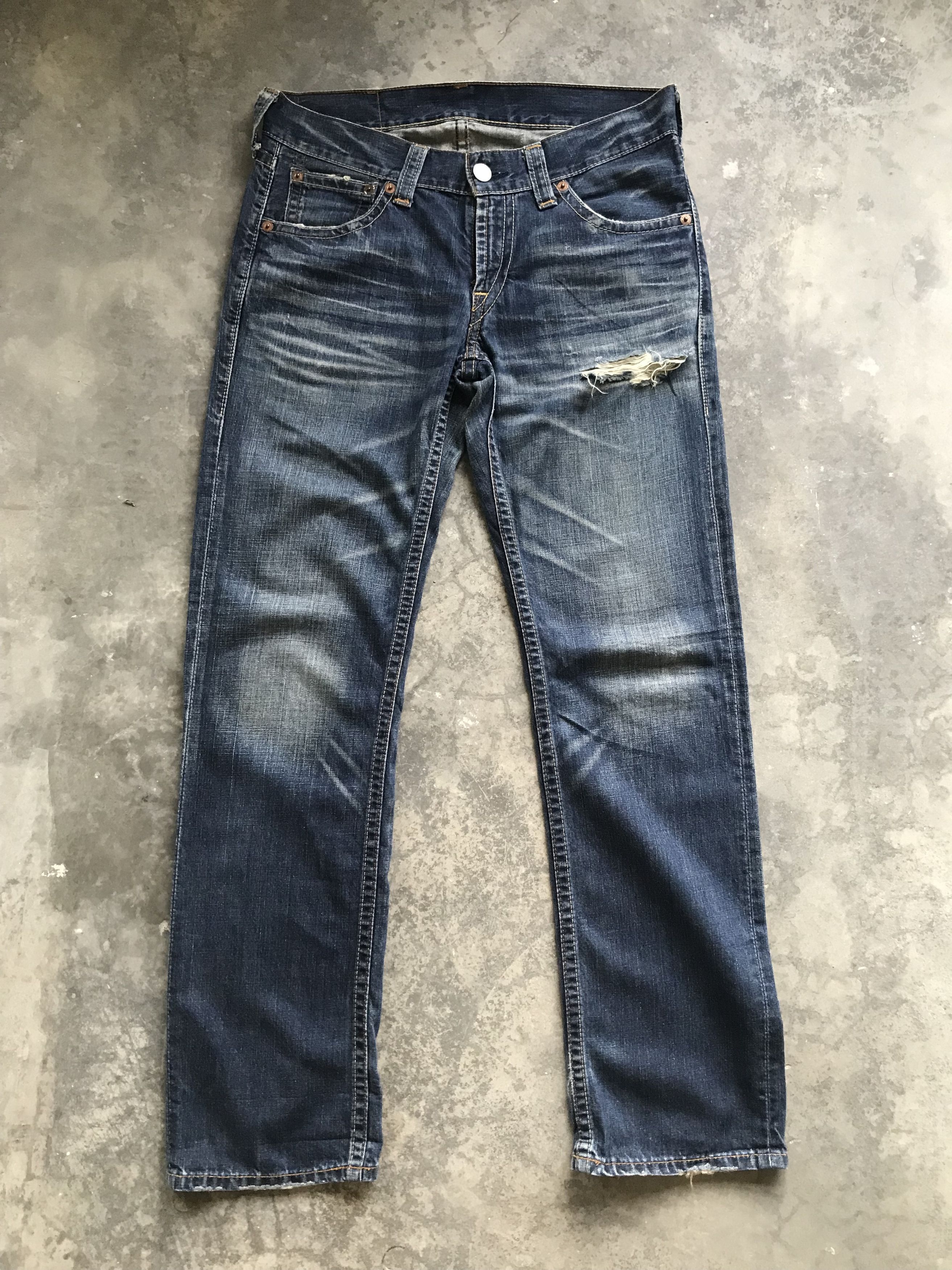 Levi's VLEV24 - Levis502 Japan Distressed Denim Size US 32 / EU 48 - 1 Thumbnail