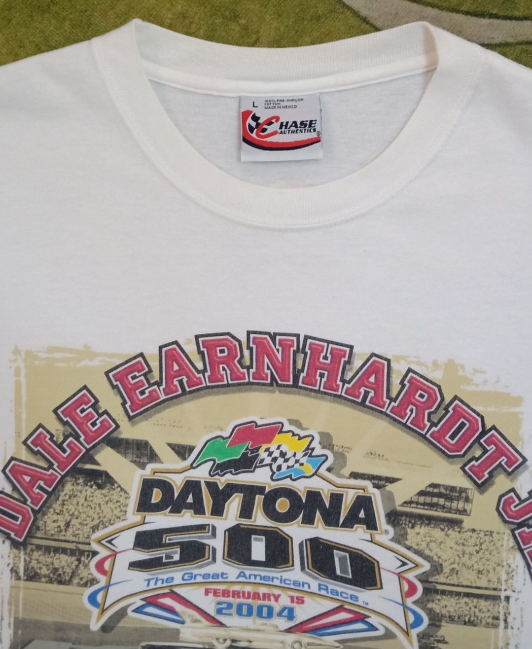 Chase Authentics × Daytona × NASCAR Vintage Y2K NASCAR : Dale Earnhardt Jr. T-shirt Size US XL / EU 56 / 4 - 6 Thumbnail