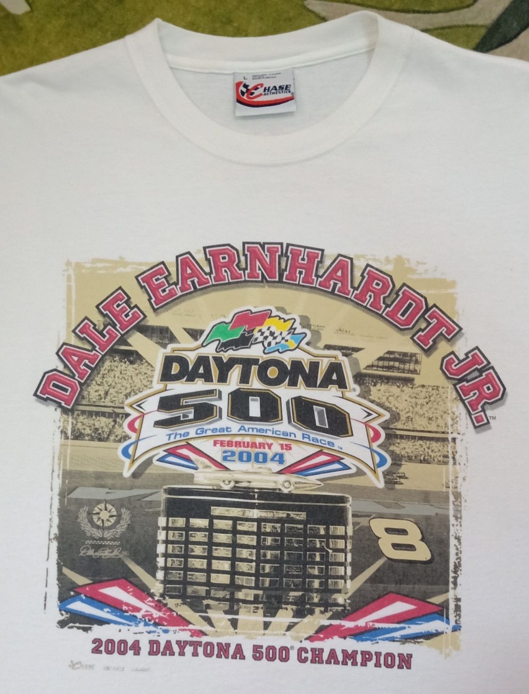 Chase Authentics × Daytona × NASCAR Vintage Y2K NASCAR : Dale Earnhardt Jr. T-shirt Size US XL / EU 56 / 4 - 4 Thumbnail