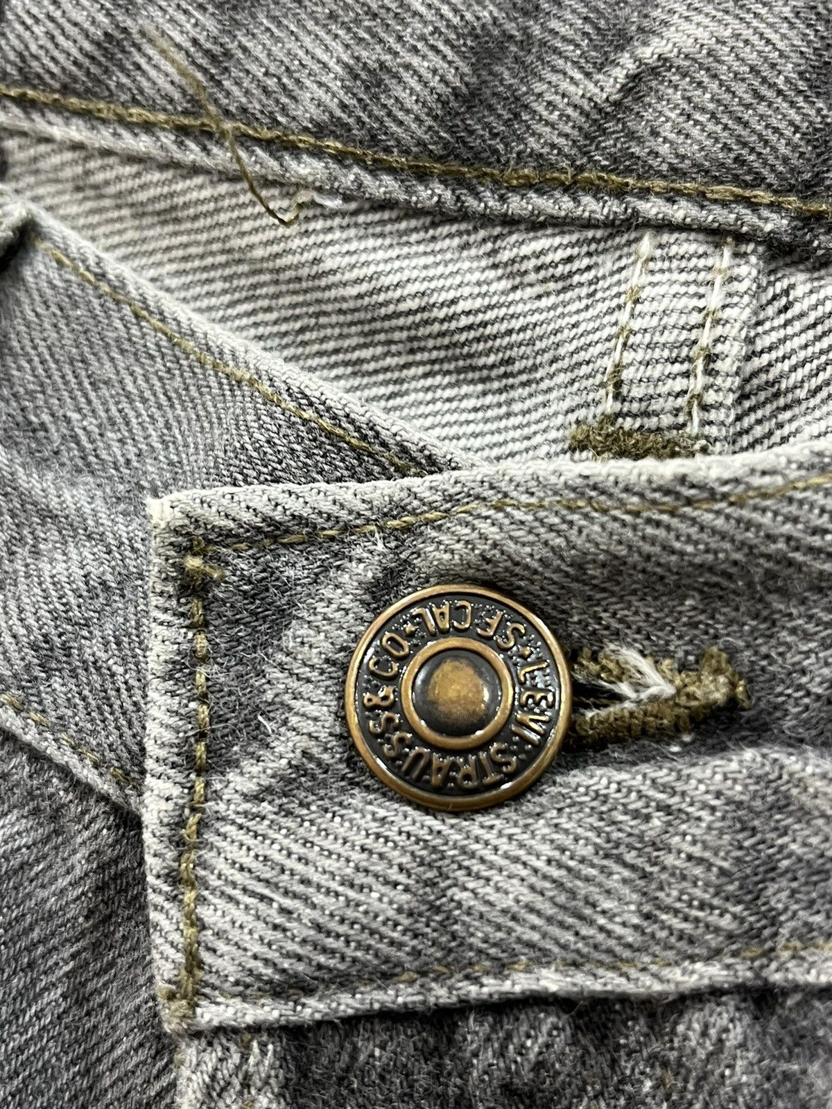 Levi's (Cc). VINTAGE LEVIS 501 HYPEBEAST DENIM Size US 30 / EU 46 - 5 Thumbnail