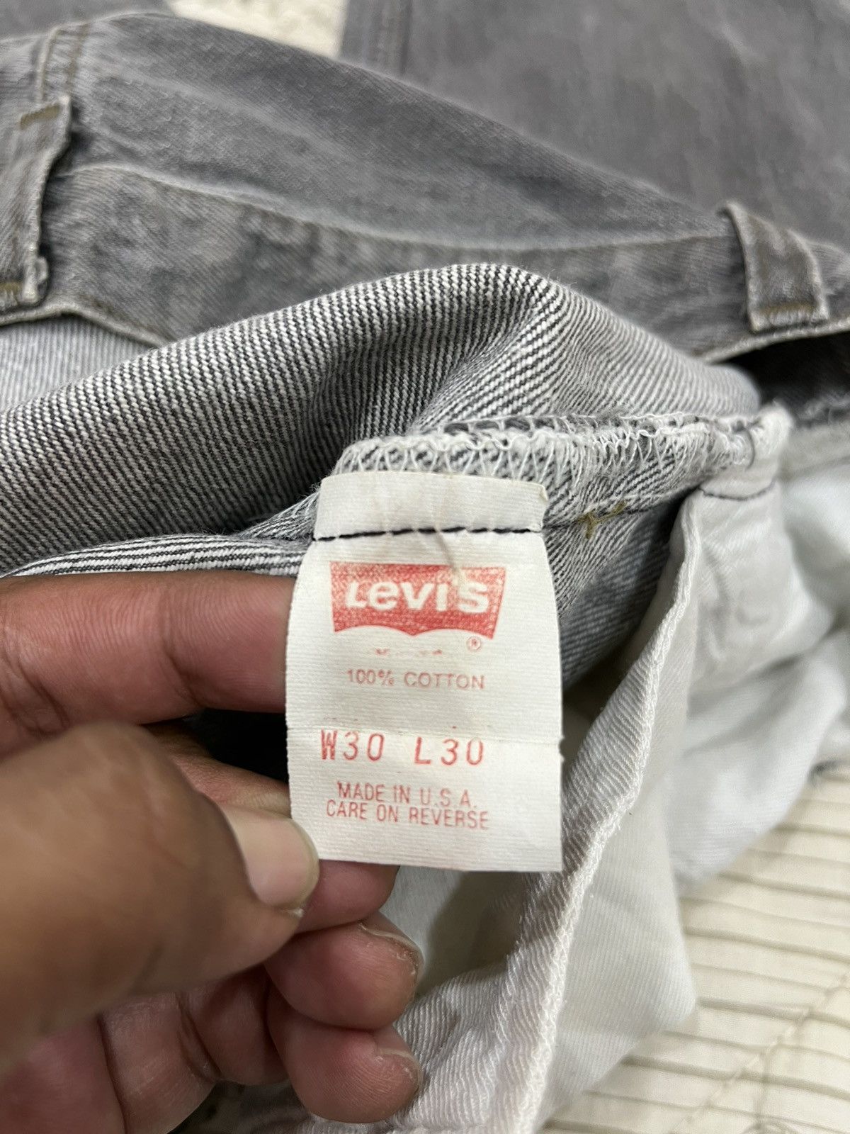 Levi's (Cc). VINTAGE LEVIS 501 HYPEBEAST DENIM Size US 30 / EU 46 - 9 Thumbnail