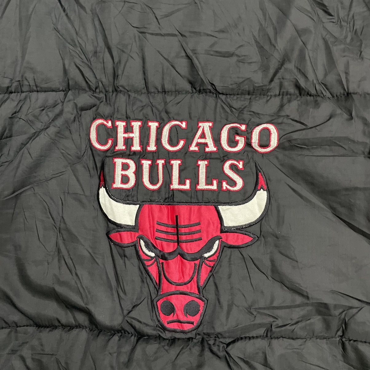 NBA × Pro Player 💥 NBA CHICAGO BULLS REVERSIBLE PUFFER ANORAK JACKET Size US L / EU 52-54 / 3 - 12 Thumbnail