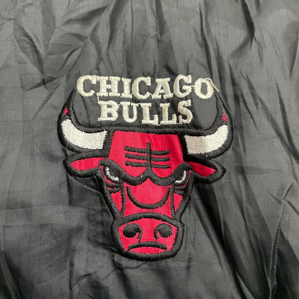 NBA × Pro Player 💥 NBA CHICAGO BULLS REVERSIBLE PUFFER ANORAK JACKET Size US L / EU 52-54 / 3 - 10 Thumbnail